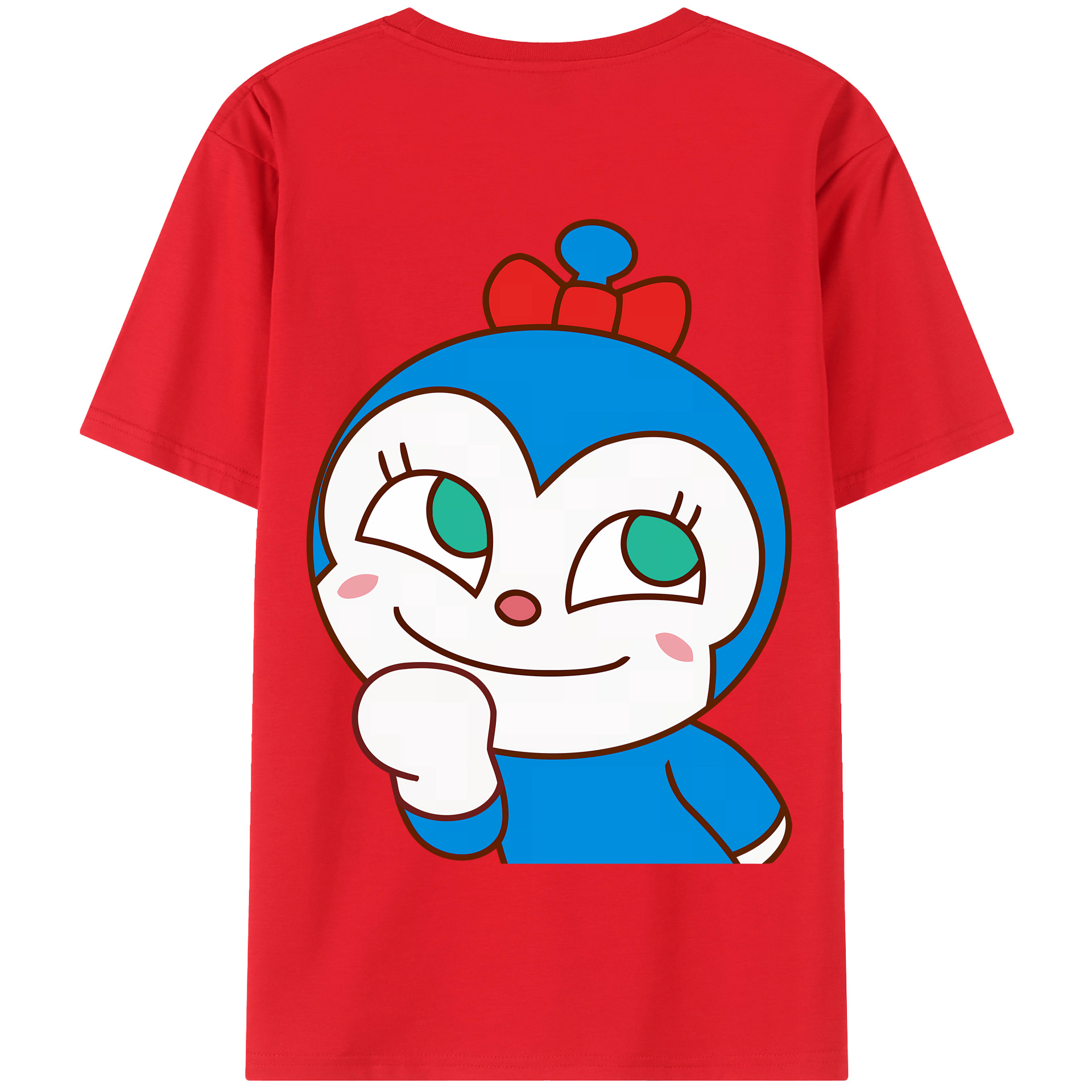 （画像用） アンパンマン Anpanman 綿100％半袖Tシャツ（背面プリント）
