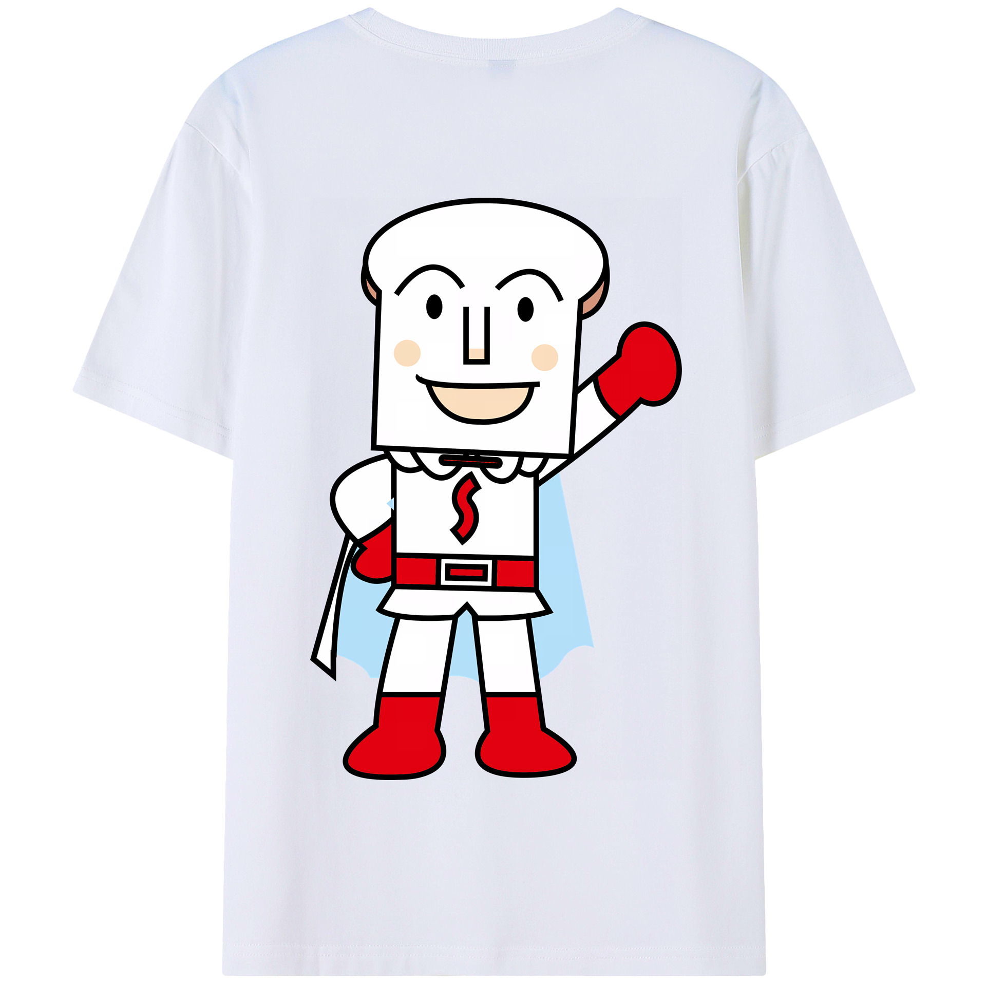 （画像用） アンパンマン Anpanman 綿100％半袖Tシャツ（背面プリント）