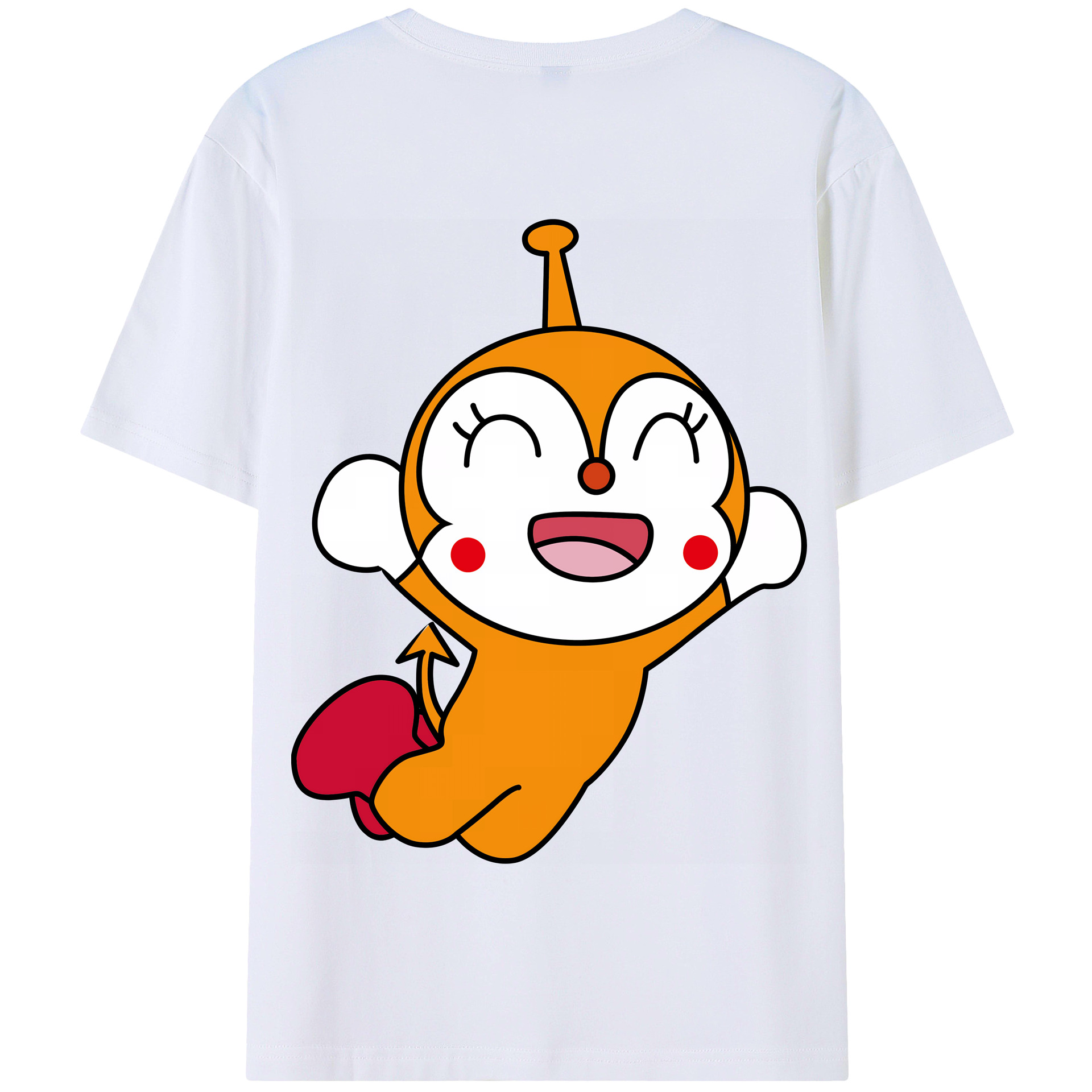 （画像用） アンパンマン Anpanman 綿100％半袖Tシャツ（背面プリント）