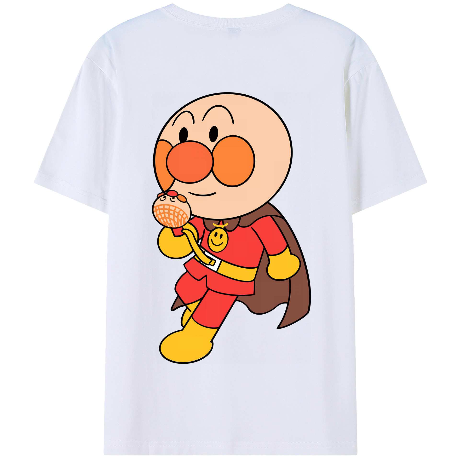 （画像用） アンパンマン Anpanman 綿100％半袖Tシャツ（背面プリント）