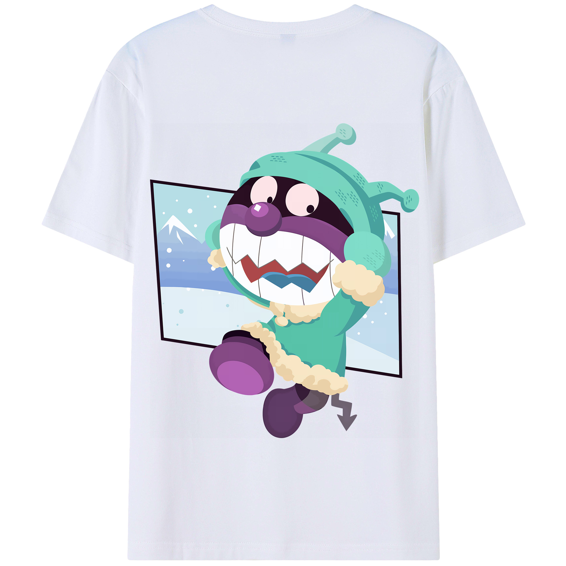 （画像用） アンパンマン Anpanman 綿100％半袖Tシャツ（背面プリント）