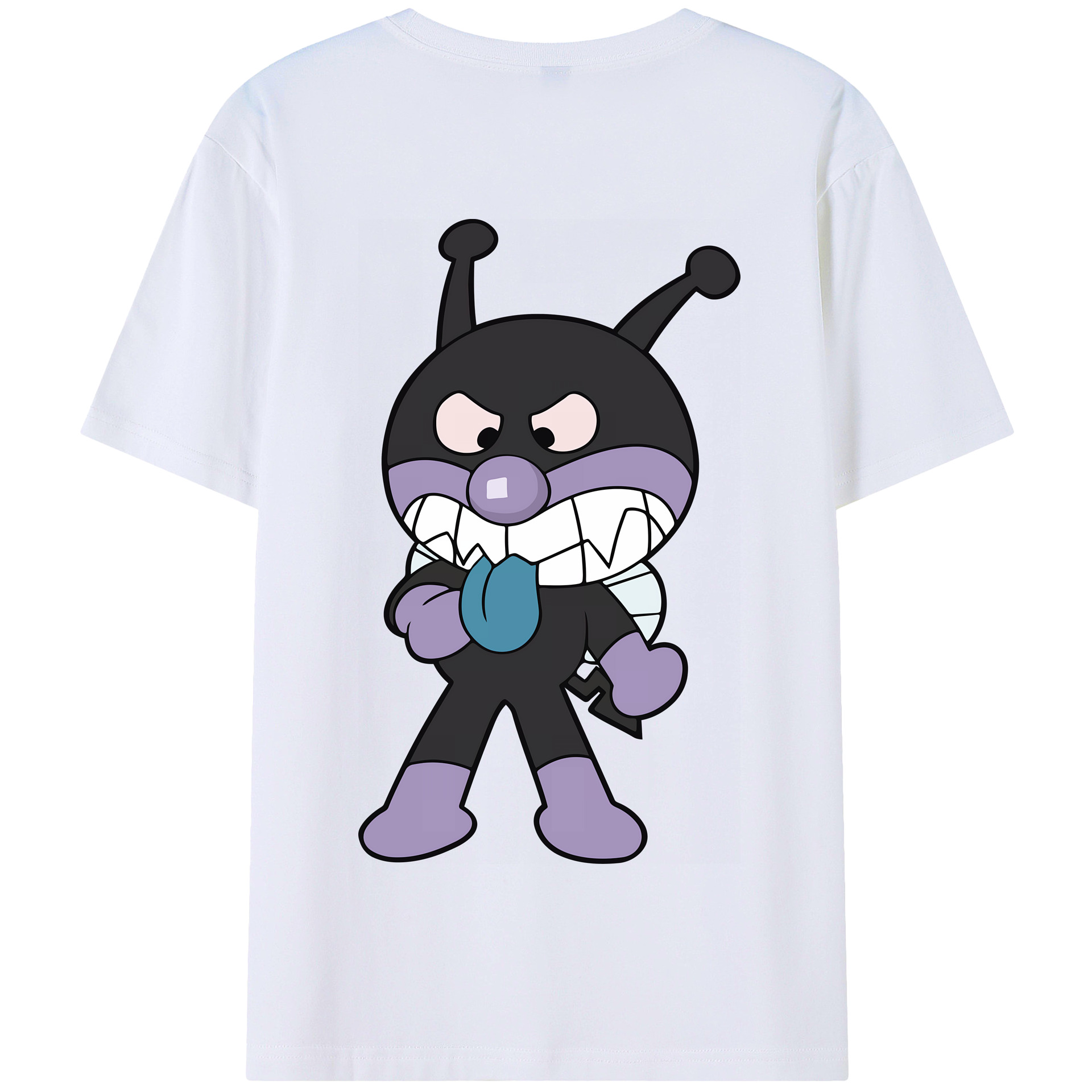 （画像用） アンパンマン Anpanman 綿100％半袖Tシャツ（背面プリント）