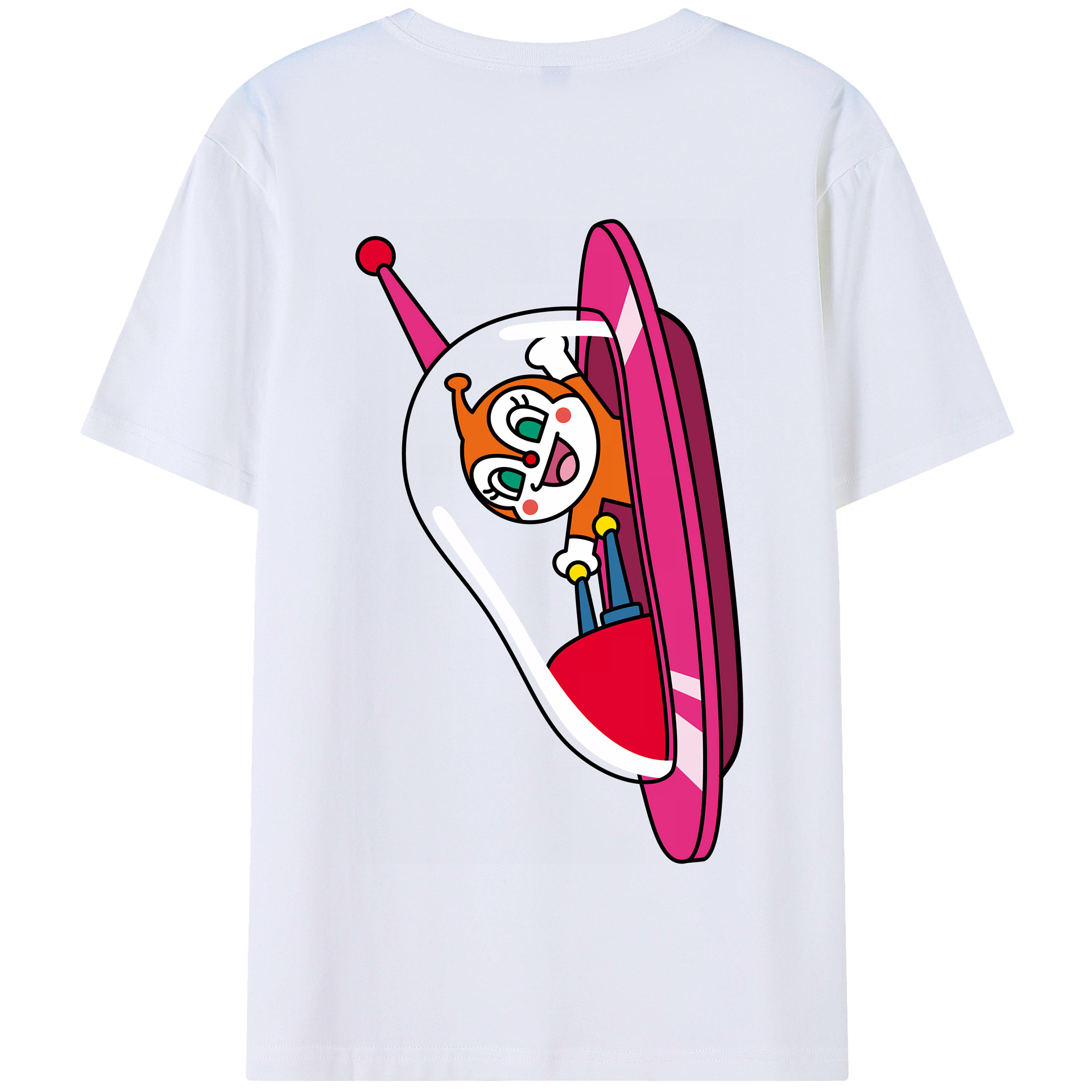 （画像用） アンパンマン Anpanman 綿100％半袖Tシャツ（背面プリント）