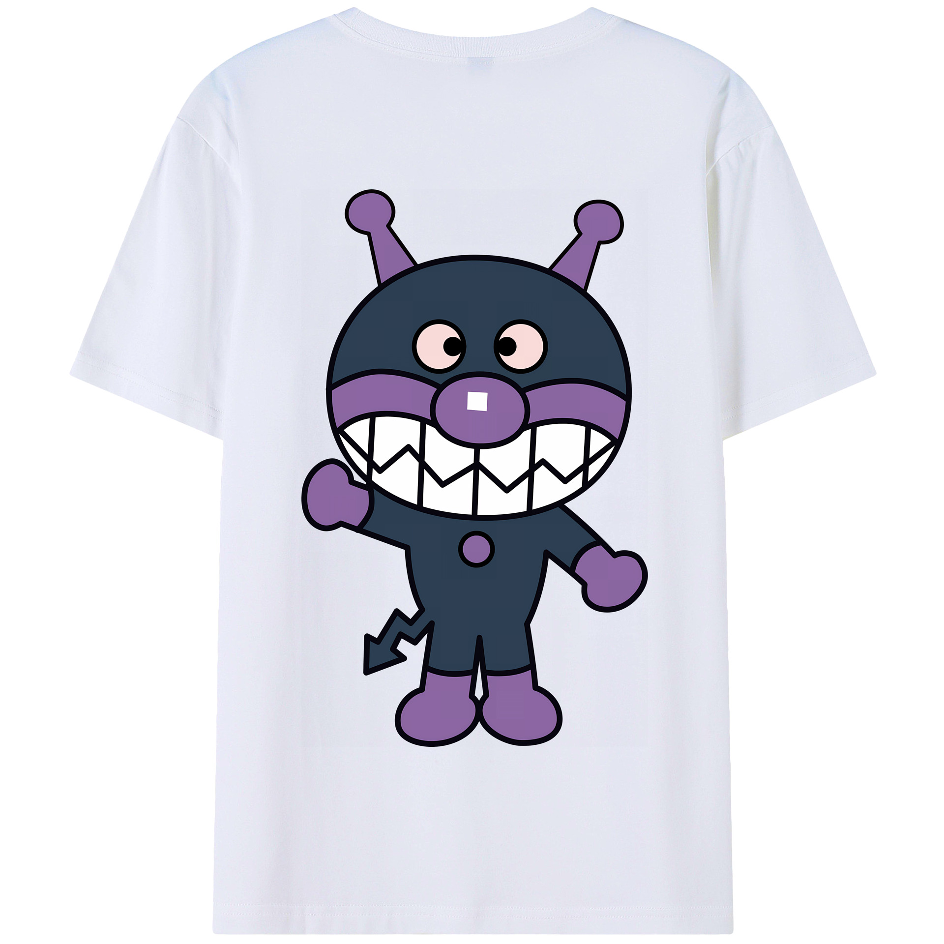 （画像用） アンパンマン Anpanman 綿100％半袖Tシャツ（背面プリント）