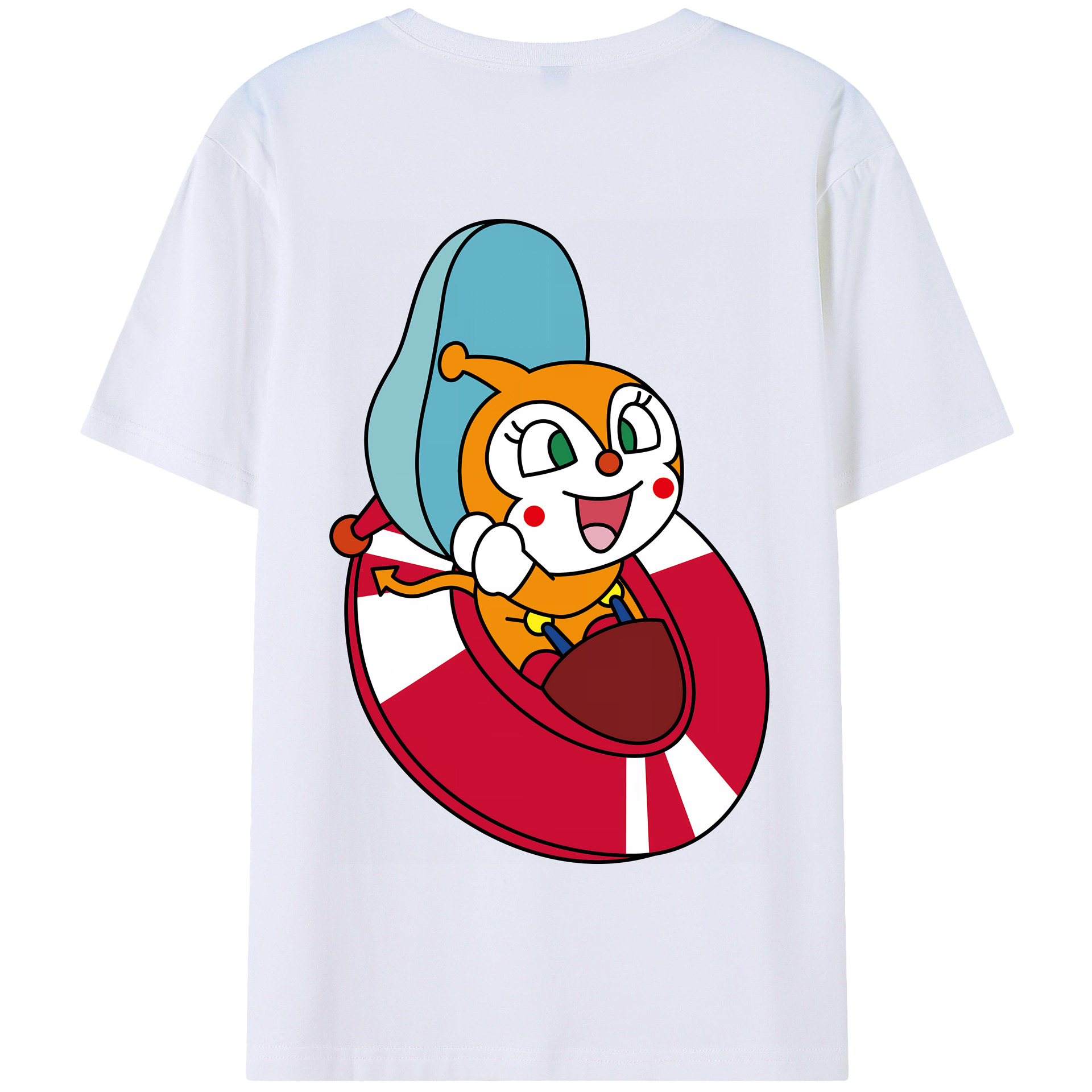 （画像用） アンパンマン Anpanman 綿100％半袖Tシャツ（背面プリント）