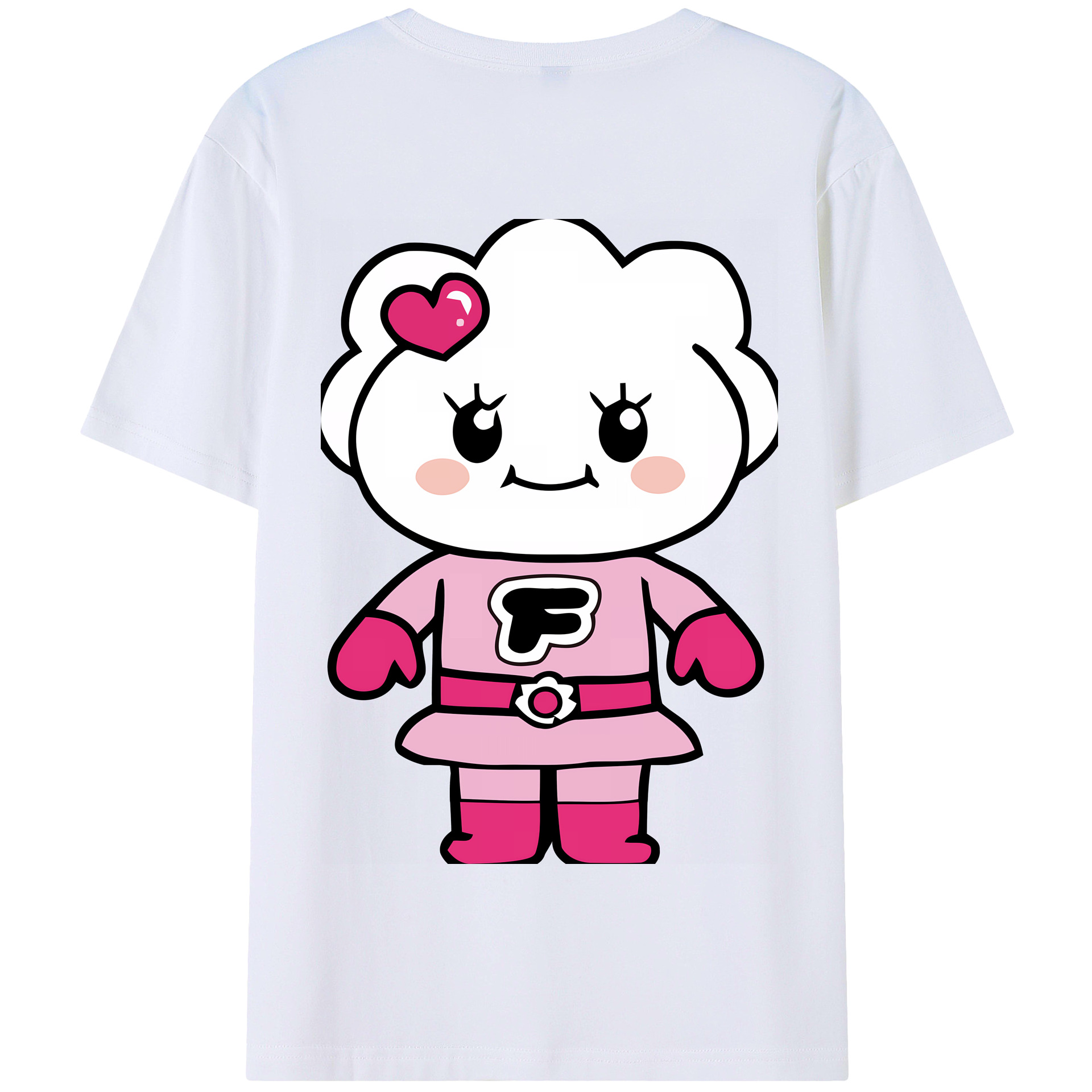（画像用） アンパンマン Anpanman 綿100％半袖Tシャツ（背面プリント）