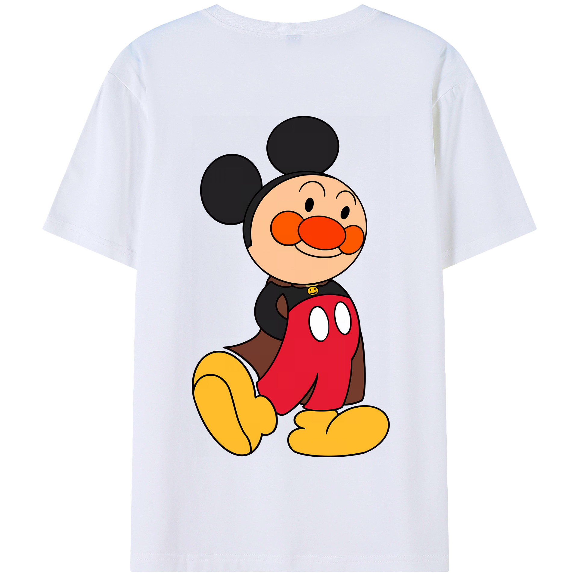 （画像用） アンパンマン Anpanman 綿100％半袖Tシャツ（背面プリント）