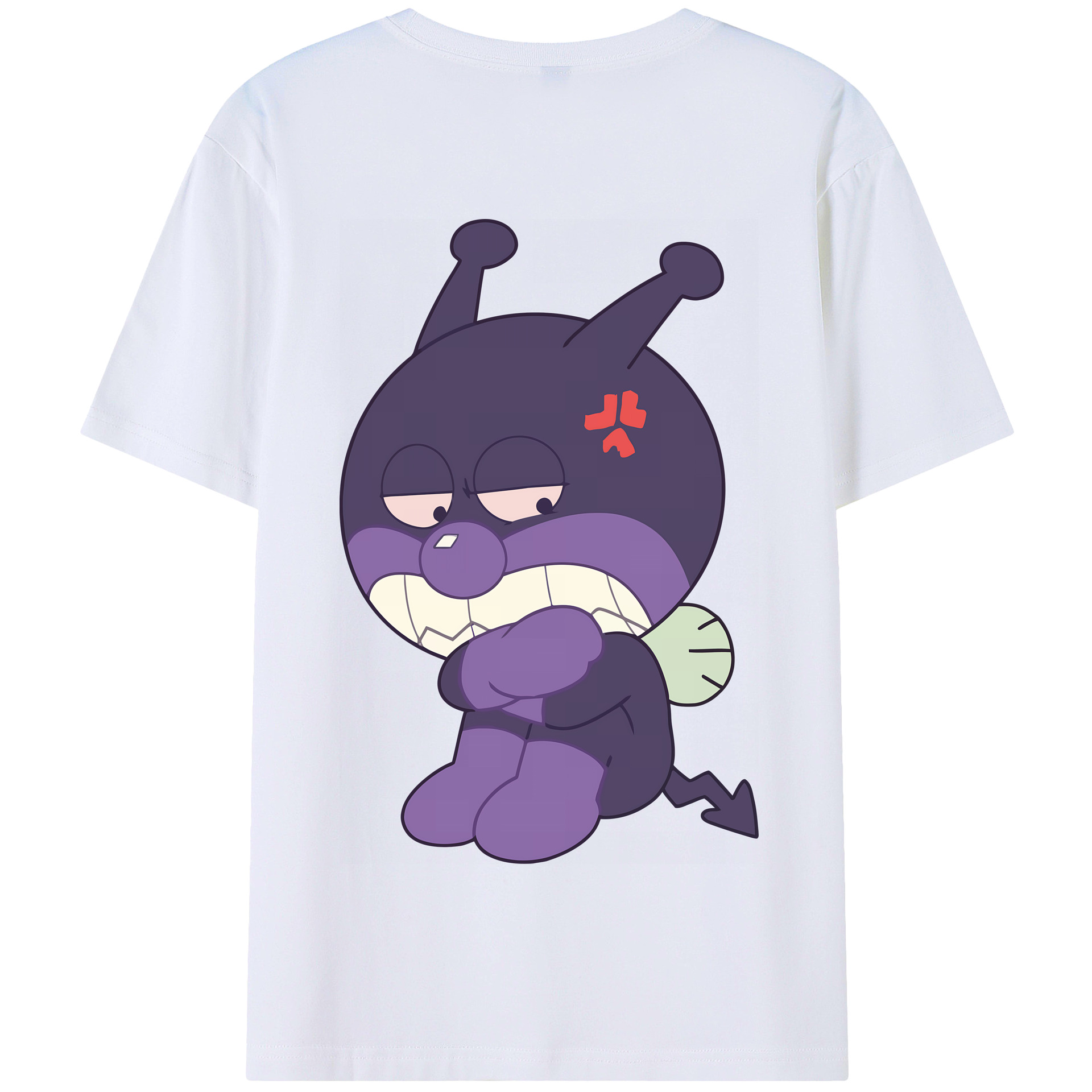 （画像用） アンパンマン Anpanman 綿100％半袖Tシャツ（背面プリント）