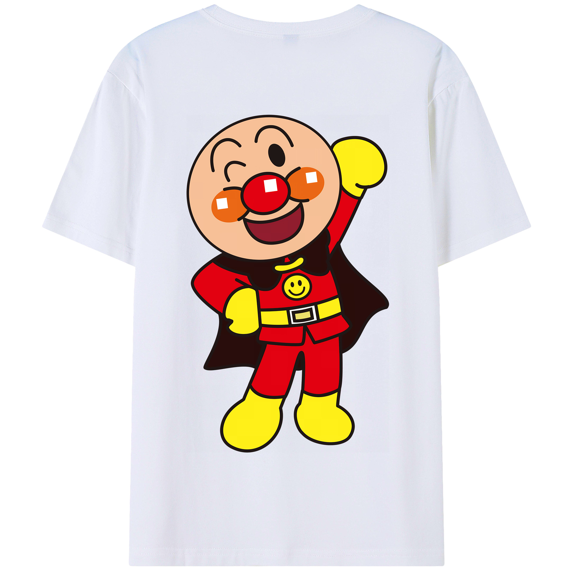 （画像用） アンパンマン Anpanman 綿100％半袖Tシャツ（背面プリント）