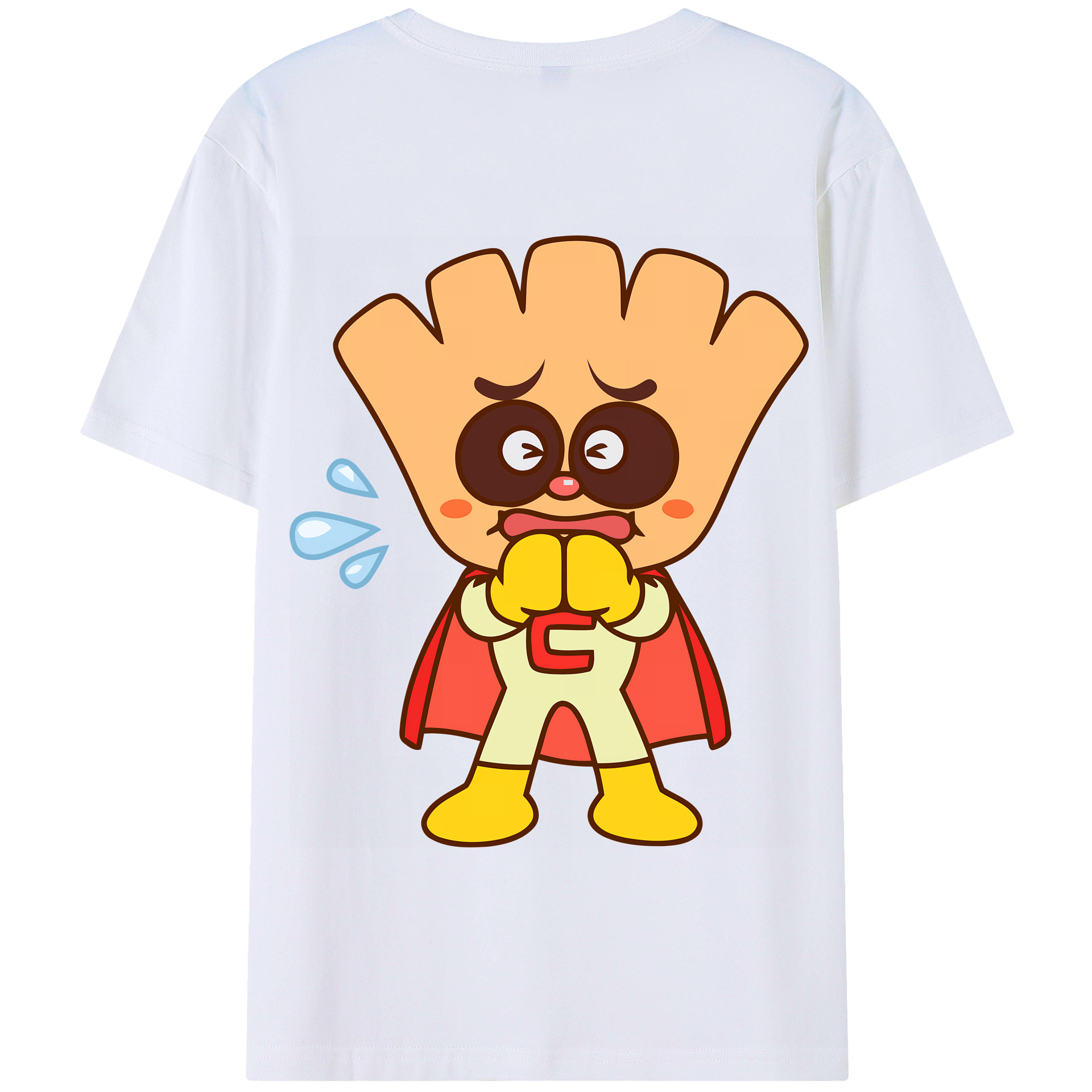 （画像用） アンパンマン Anpanman 綿100％半袖Tシャツ（背面プリント）