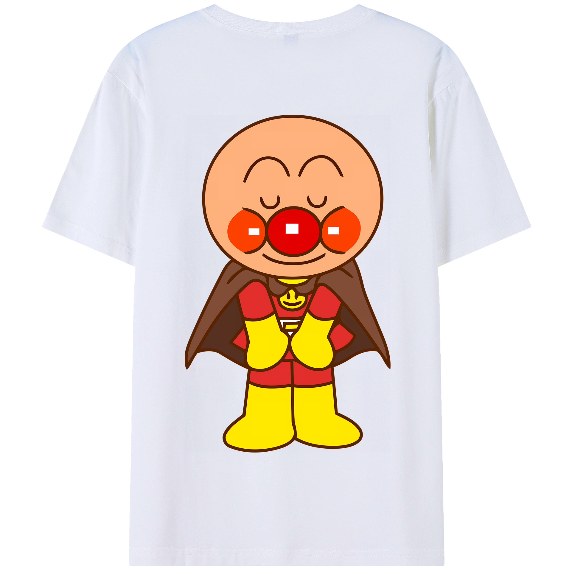（画像用） アンパンマン Anpanman 綿100％半袖Tシャツ（背面プリント）
