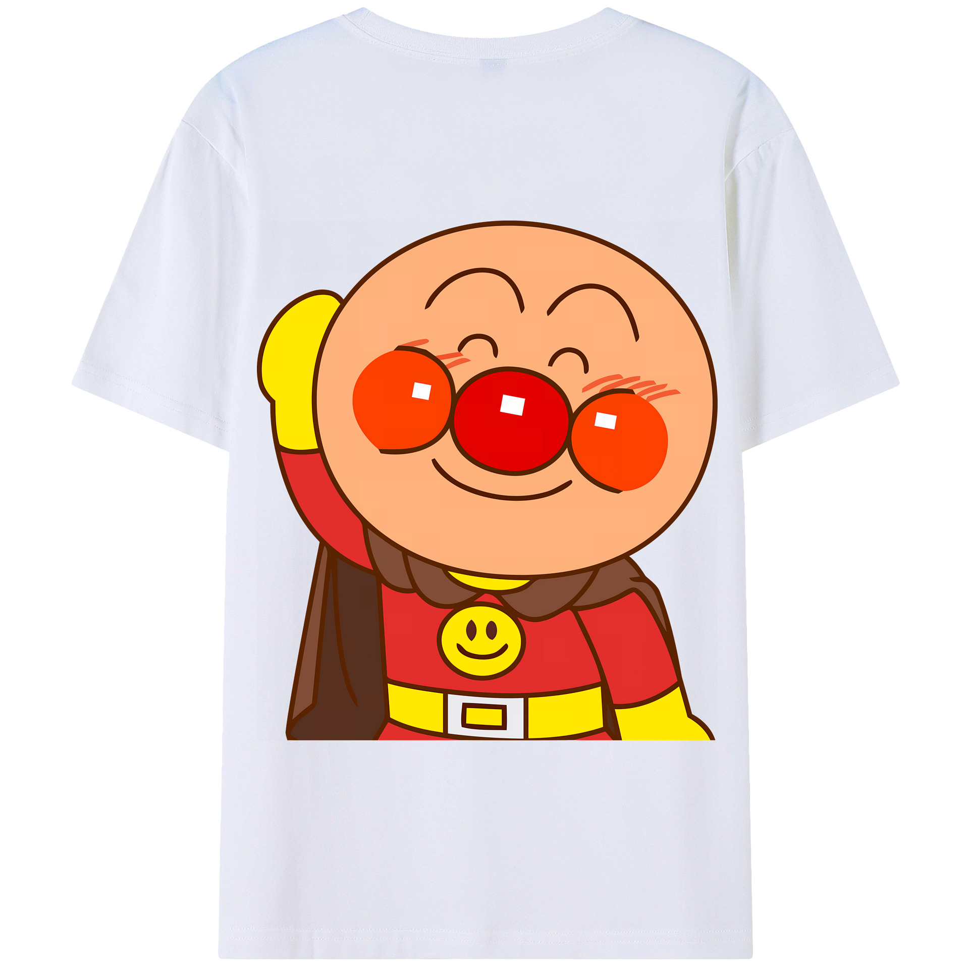 （画像用） アンパンマン Anpanman 綿100％半袖Tシャツ（背面プリント）