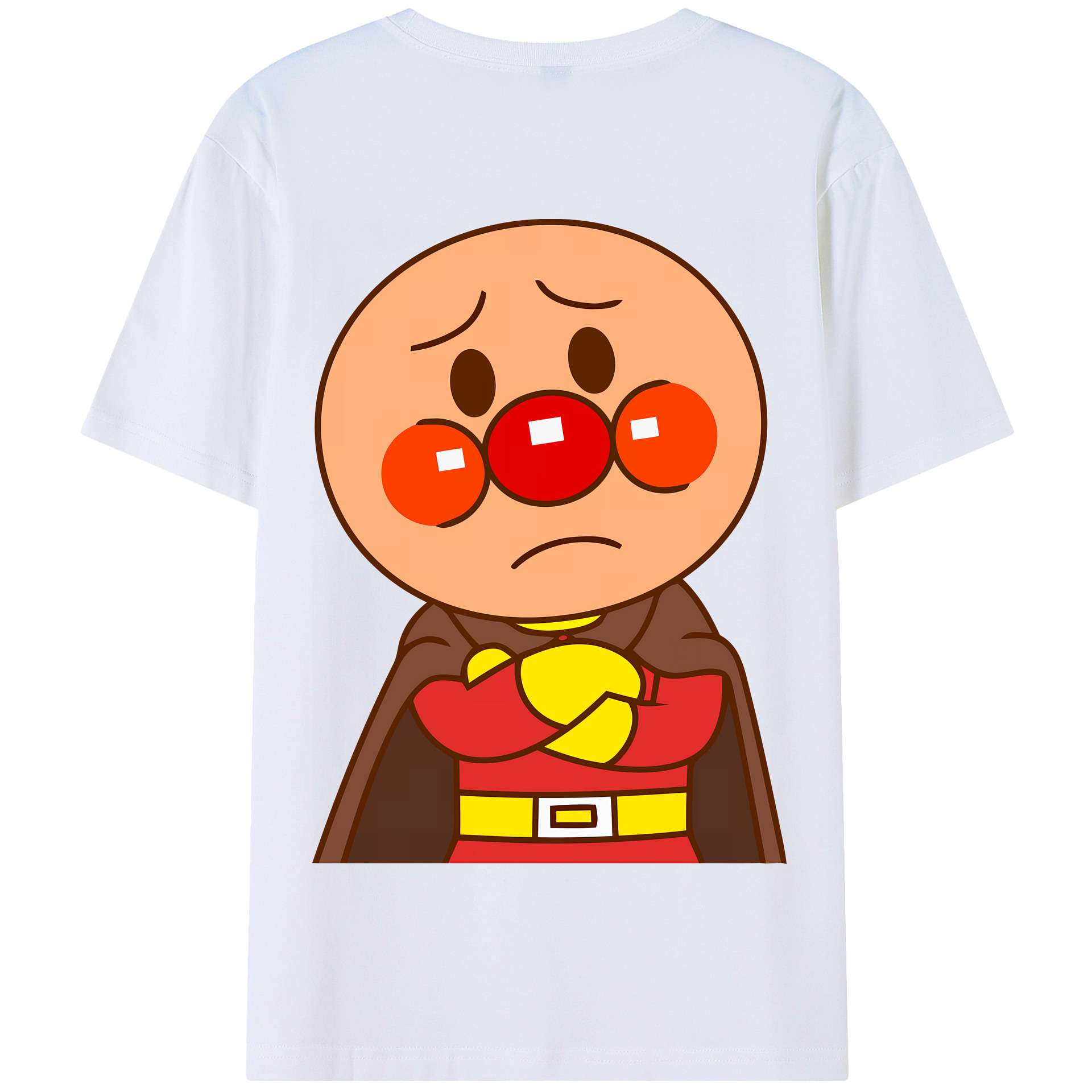 （画像用） アンパンマン Anpanman 綿100％半袖Tシャツ（背面プリント）