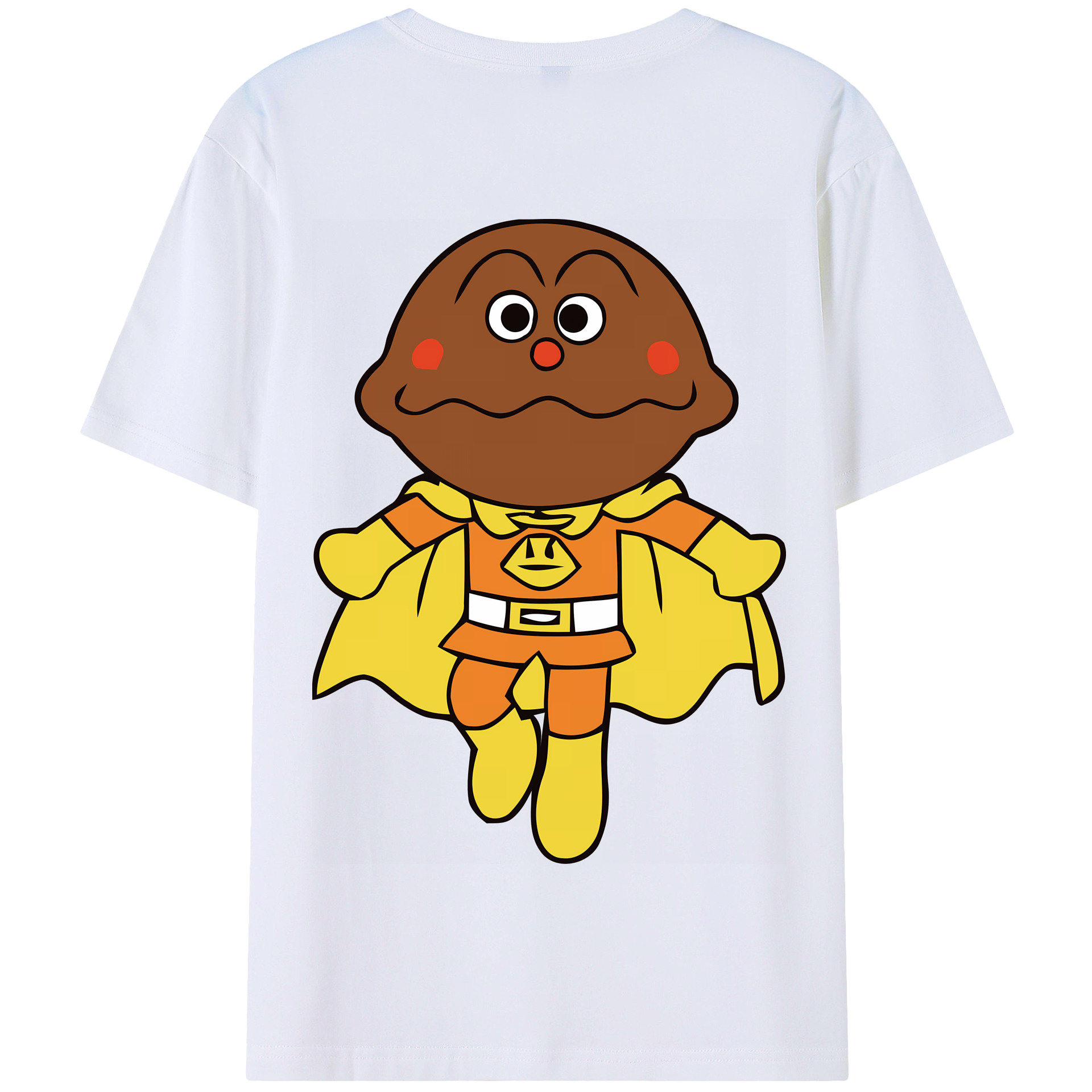 （画像用） アンパンマン Anpanman 綿100％半袖Tシャツ（背面プリント）