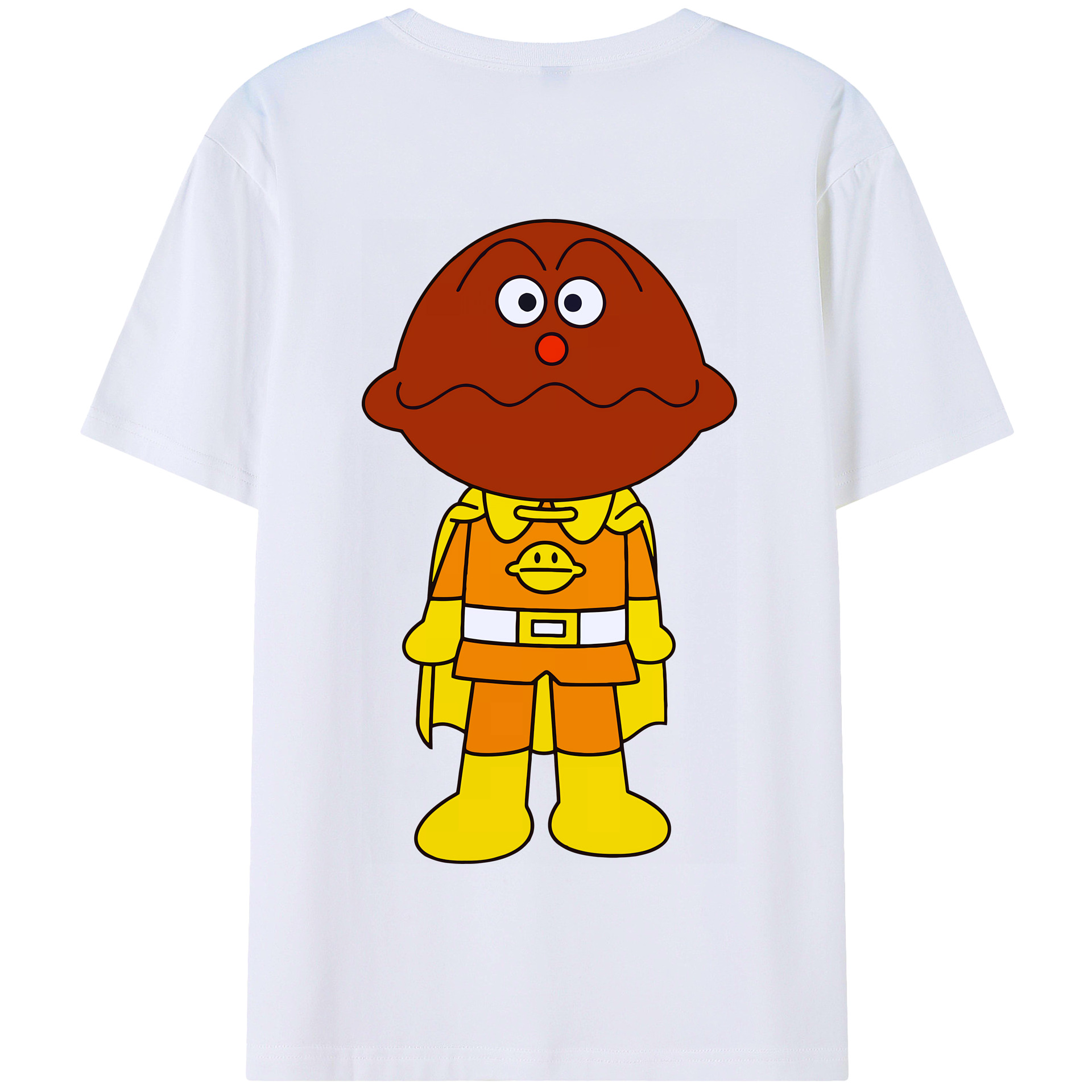 （画像用） アンパンマン Anpanman 綿100％半袖Tシャツ（背面プリント）