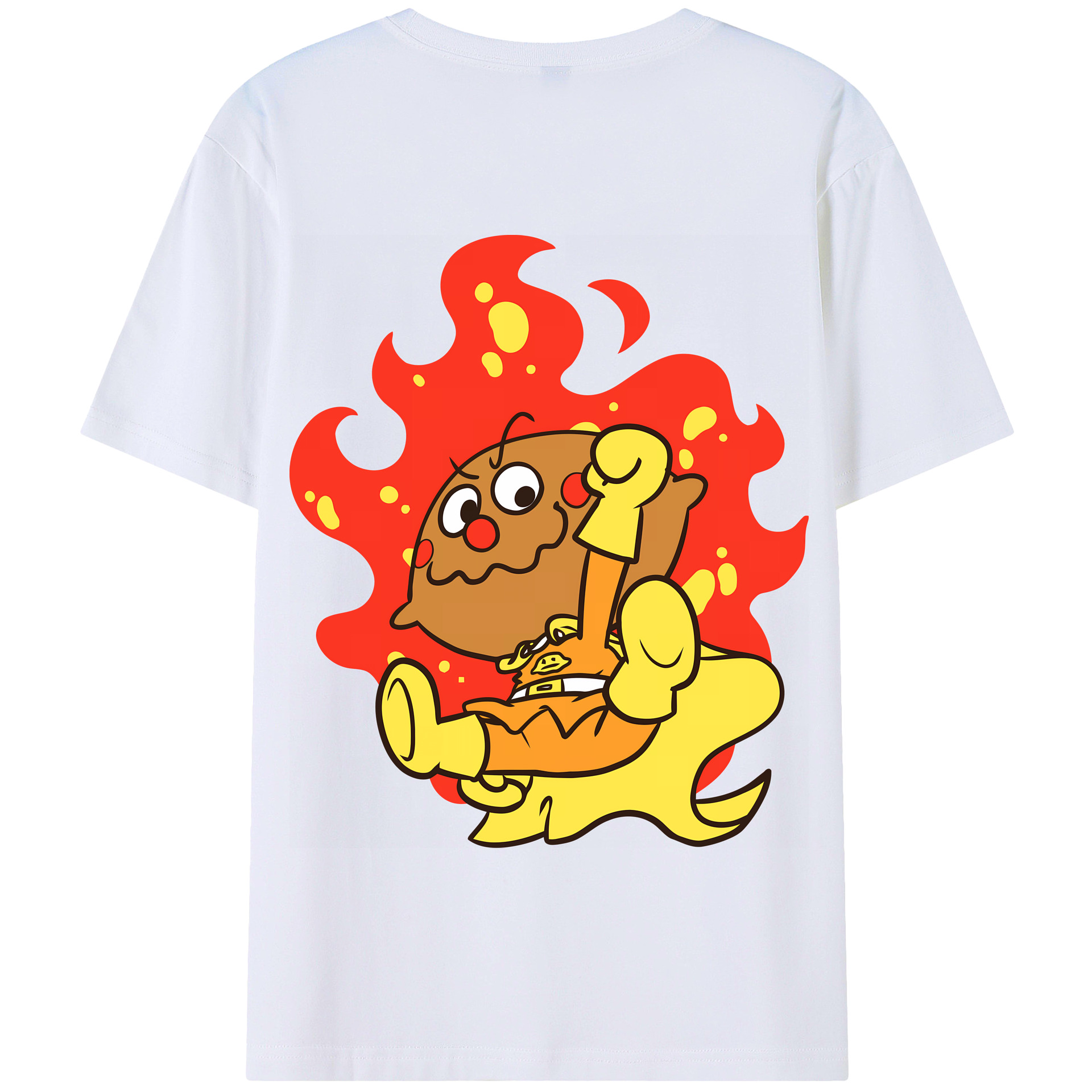 （画像用） アンパンマン Anpanman 綿100％半袖Tシャツ（背面プリント）