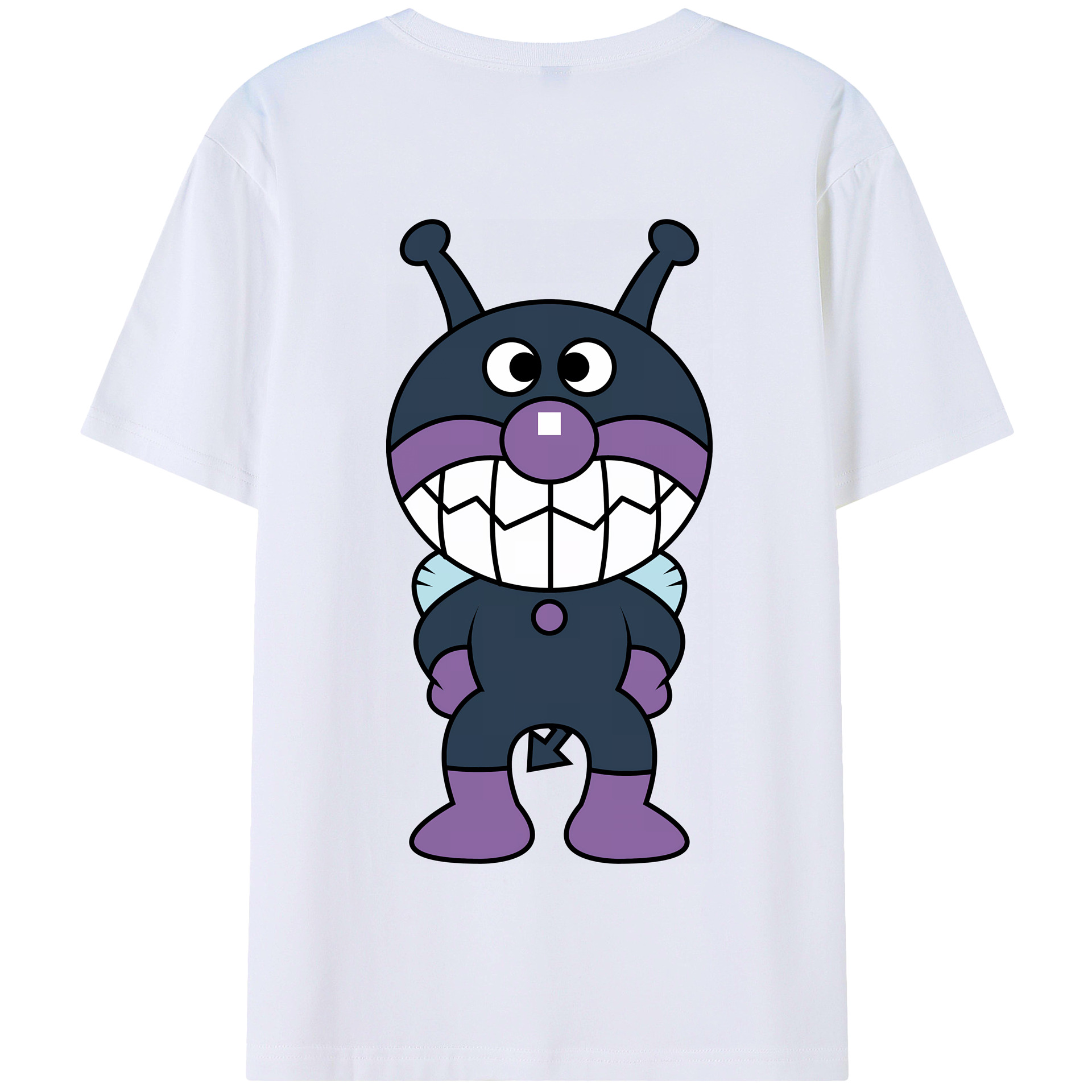 （画像用） アンパンマン Anpanman 綿100％半袖Tシャツ（背面プリント）
