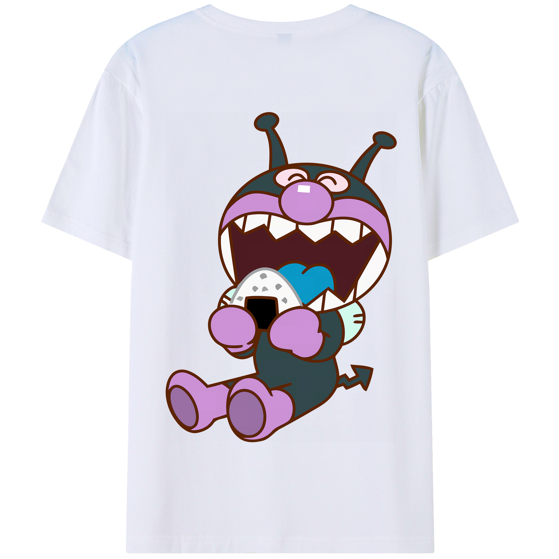 （画像用） アンパンマン Anpanman 綿100％半袖Tシャツ（背面プリント）