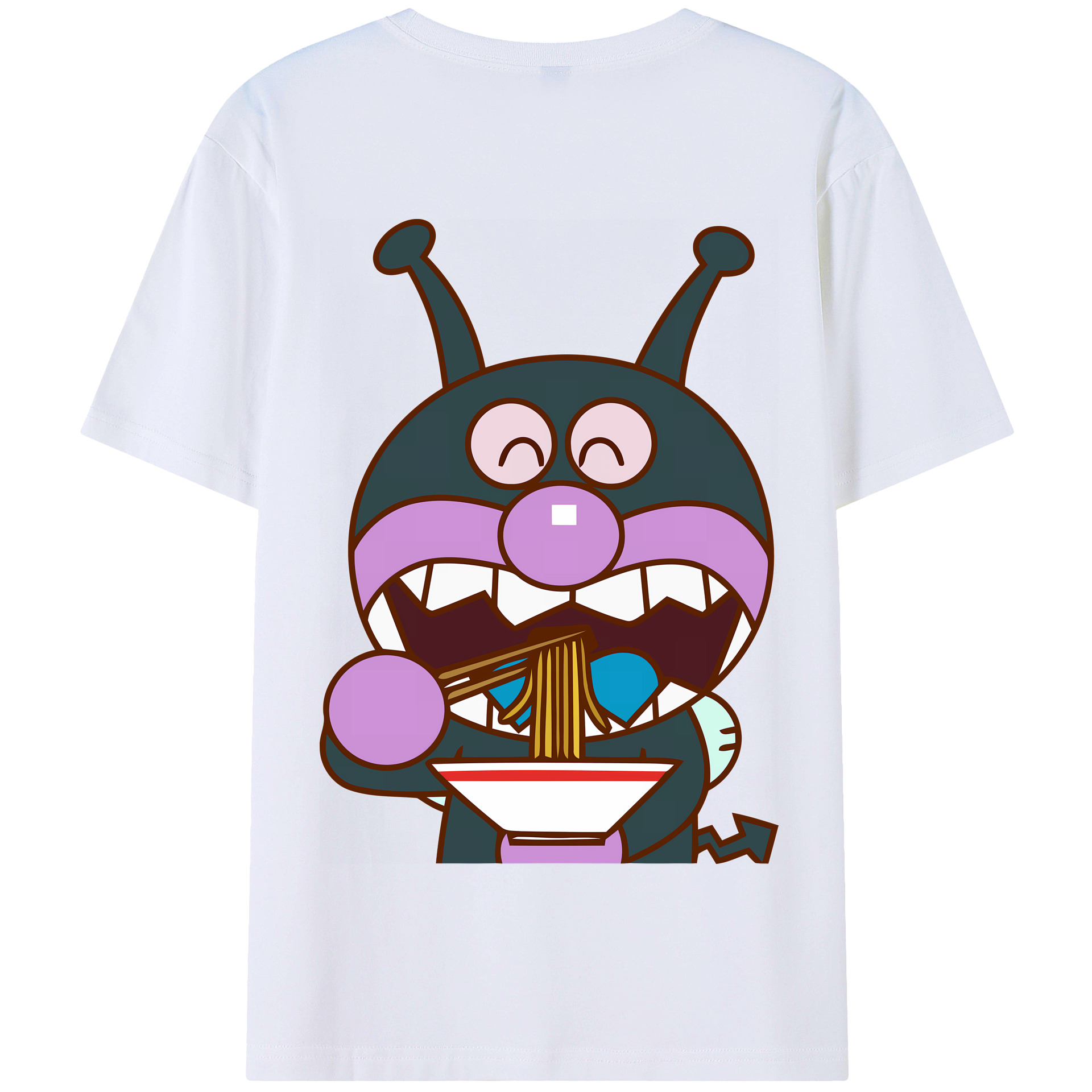 （画像用） アンパンマン Anpanman 綿100％半袖Tシャツ（背面プリント）