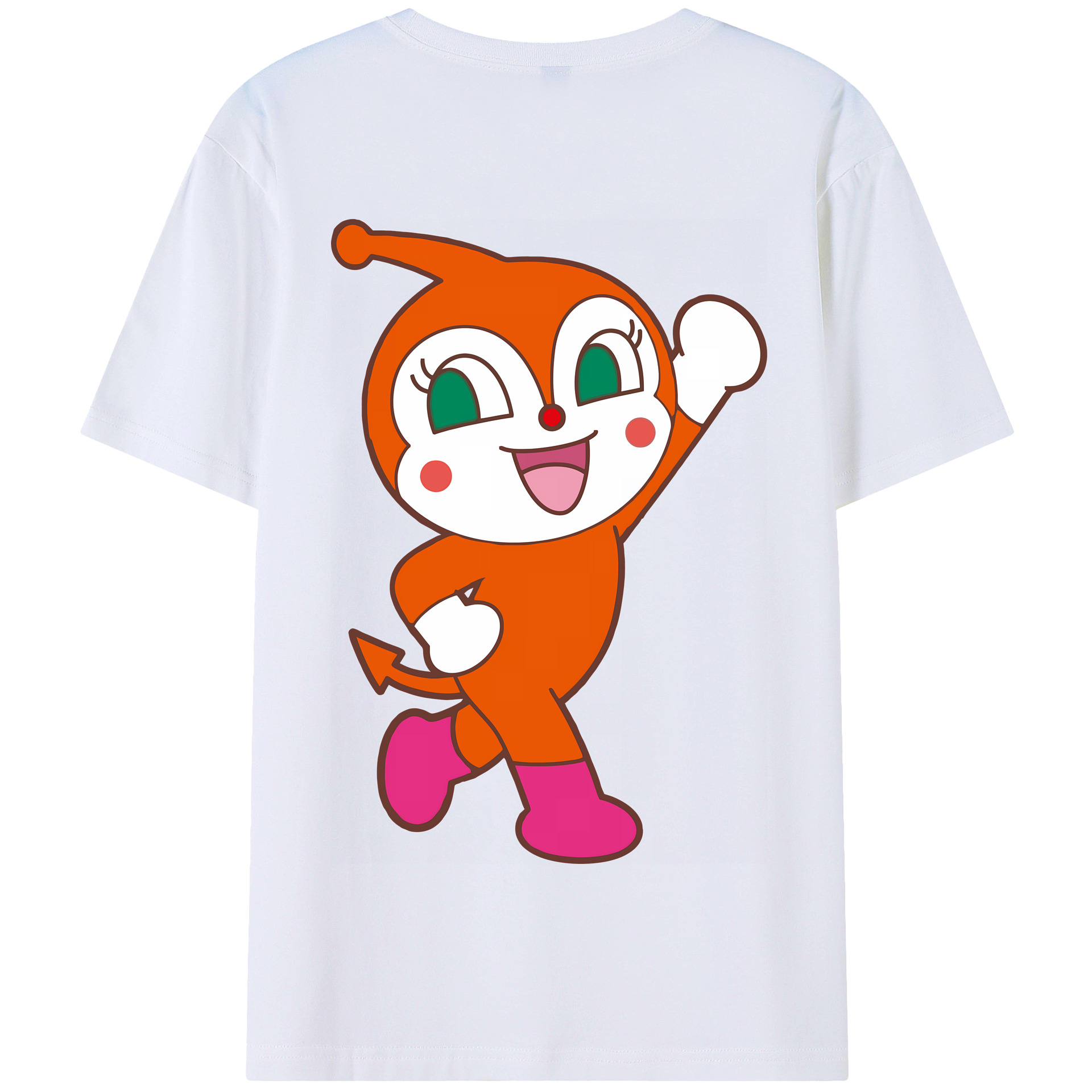 （画像用） アンパンマン Anpanman 綿100％半袖Tシャツ（背面プリント）