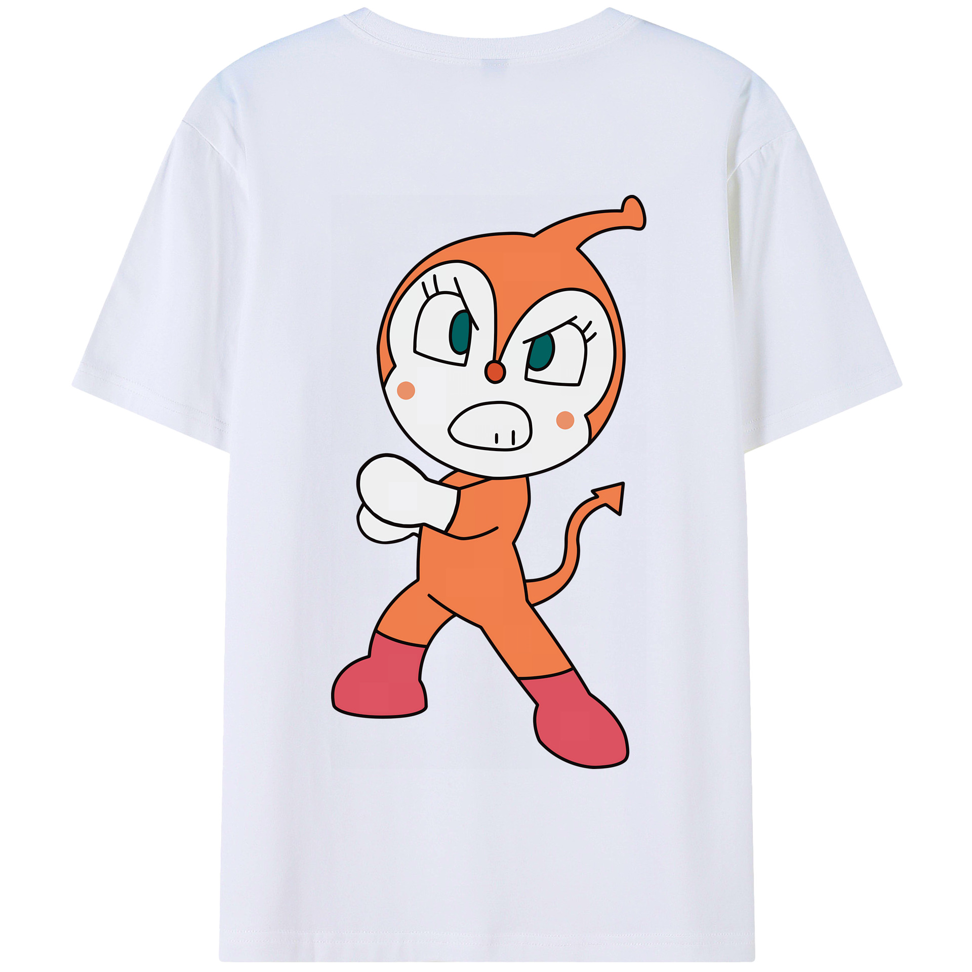 （画像用） アンパンマン Anpanman 綿100％半袖Tシャツ（背面プリント）
