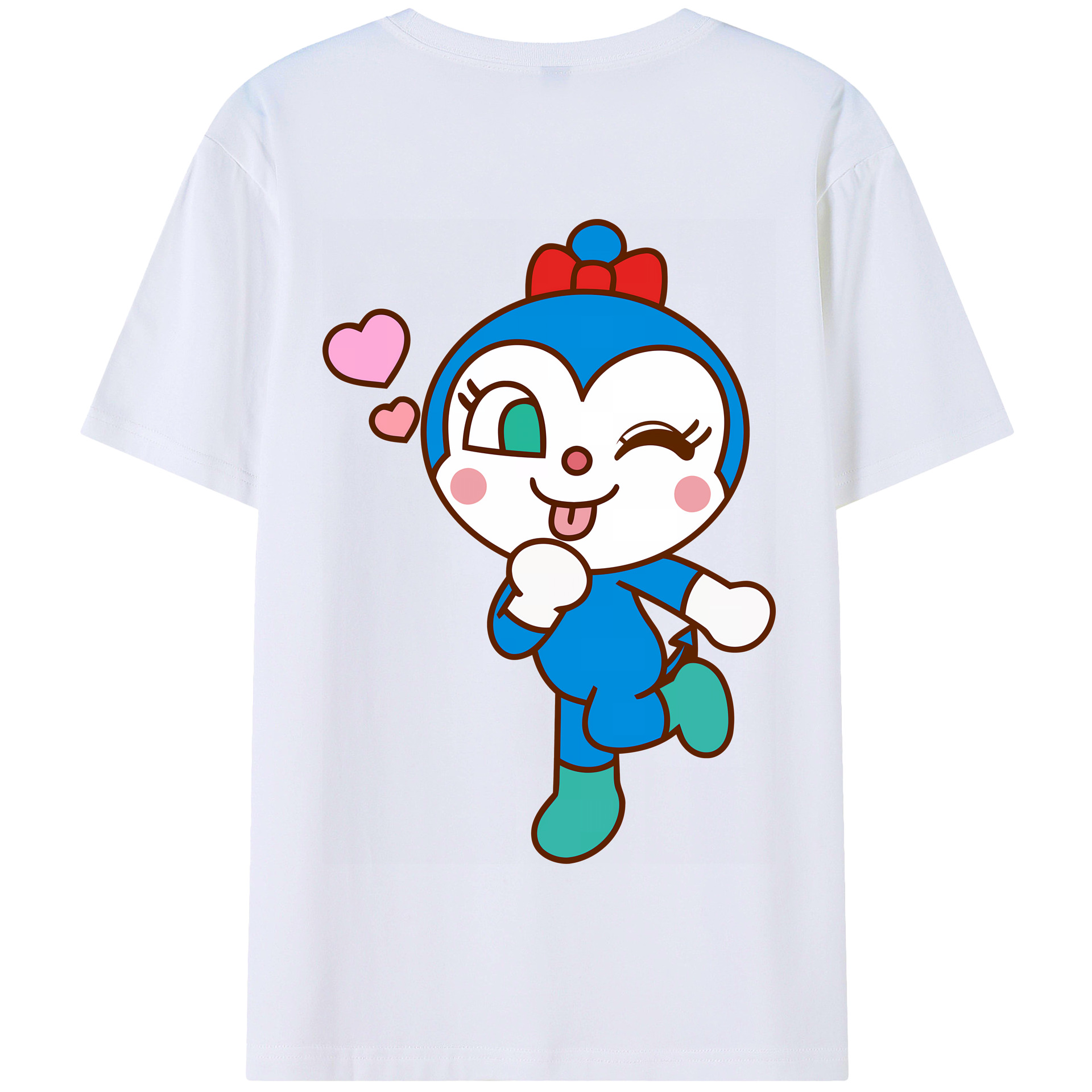 （画像用） アンパンマン Anpanman 綿100％半袖Tシャツ（背面プリント）