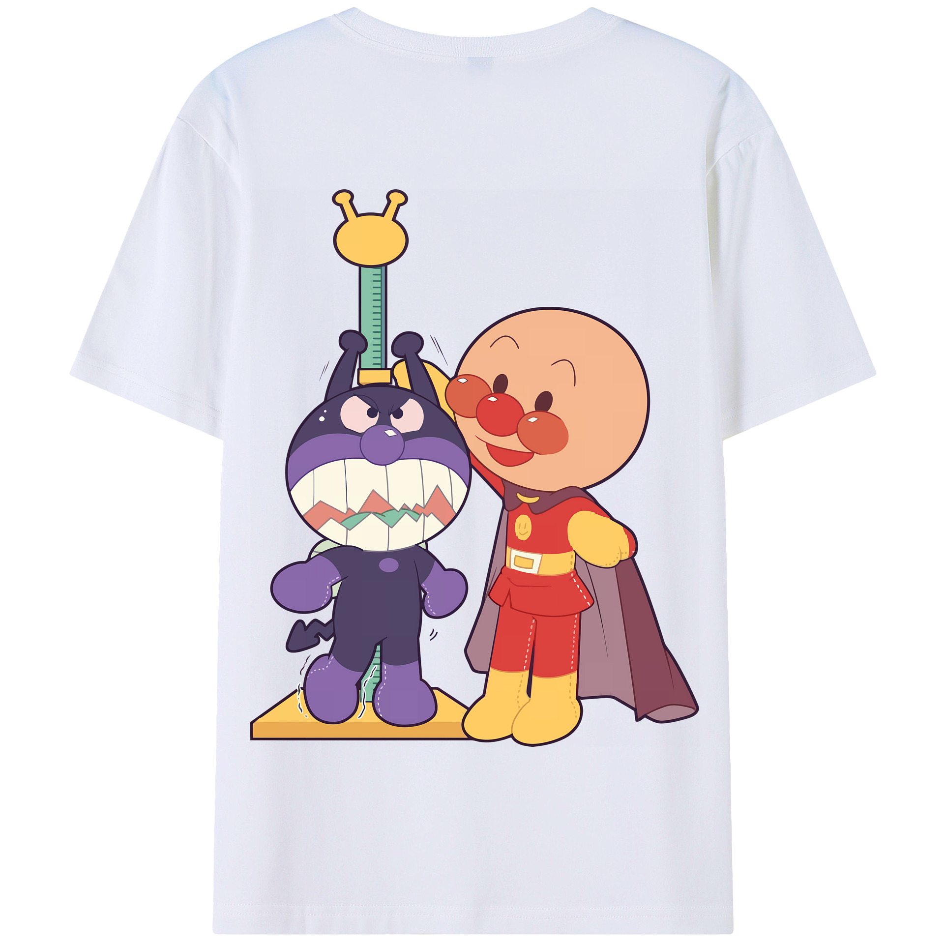 （画像用） アンパンマン Anpanman 綿100％半袖Tシャツ（背面プリント）