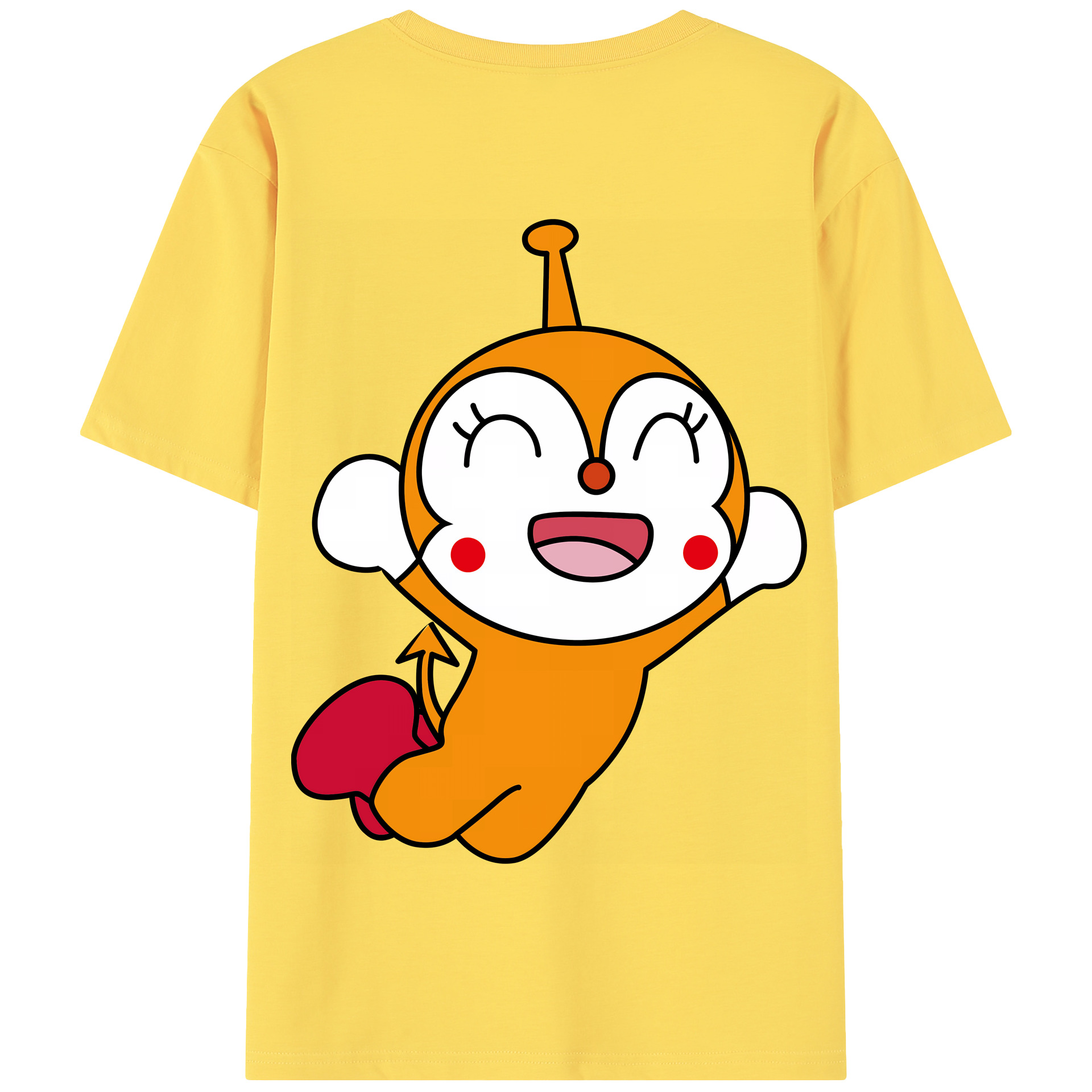 （画像用） アンパンマン Anpanman 綿100％半袖Tシャツ（背面プリント）