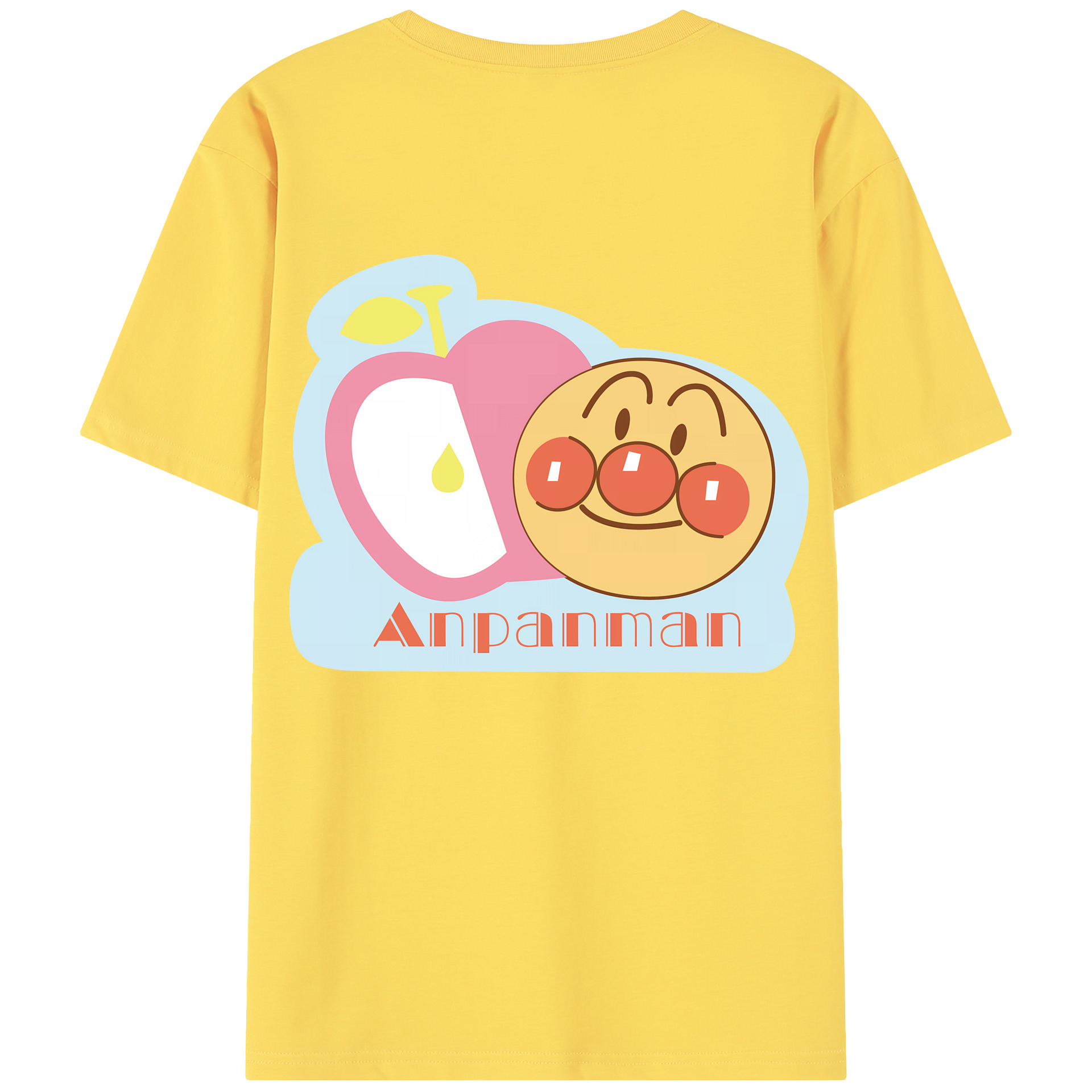 （画像用） アンパンマン Anpanman 綿100％半袖Tシャツ（背面プリント）