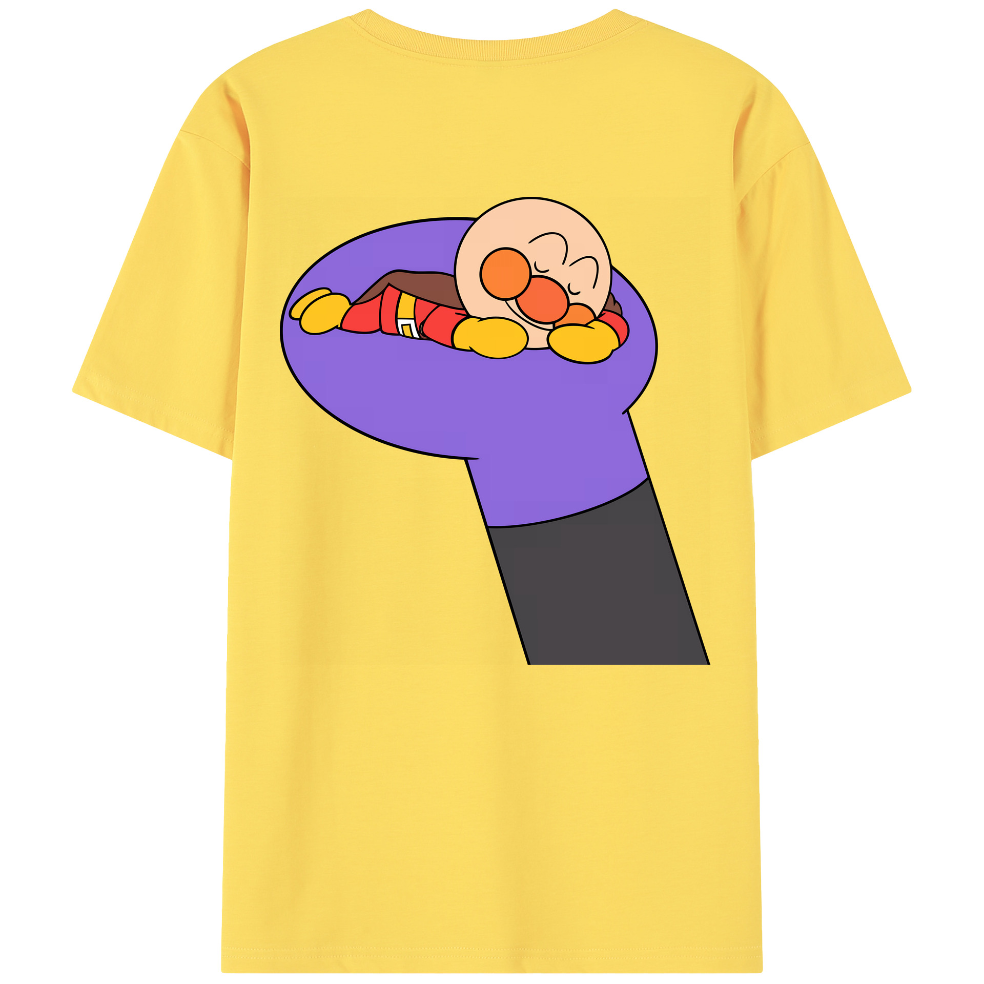 （画像用） アンパンマン Anpanman 綿100％半袖Tシャツ（背面プリント）