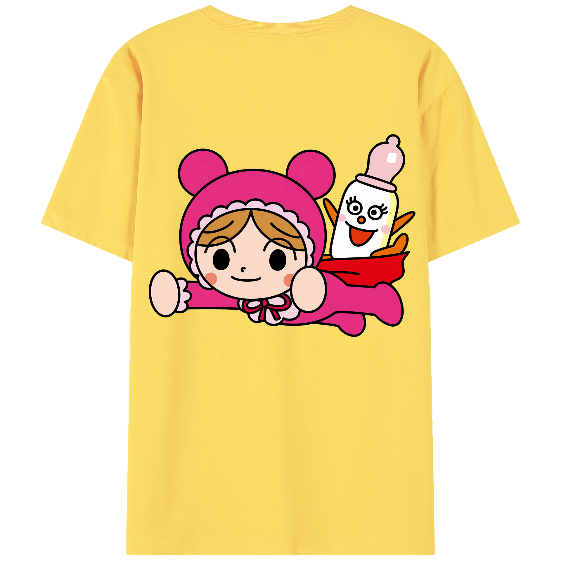 （画像用） アンパンマン Anpanman 綿100％半袖Tシャツ（背面プリント）