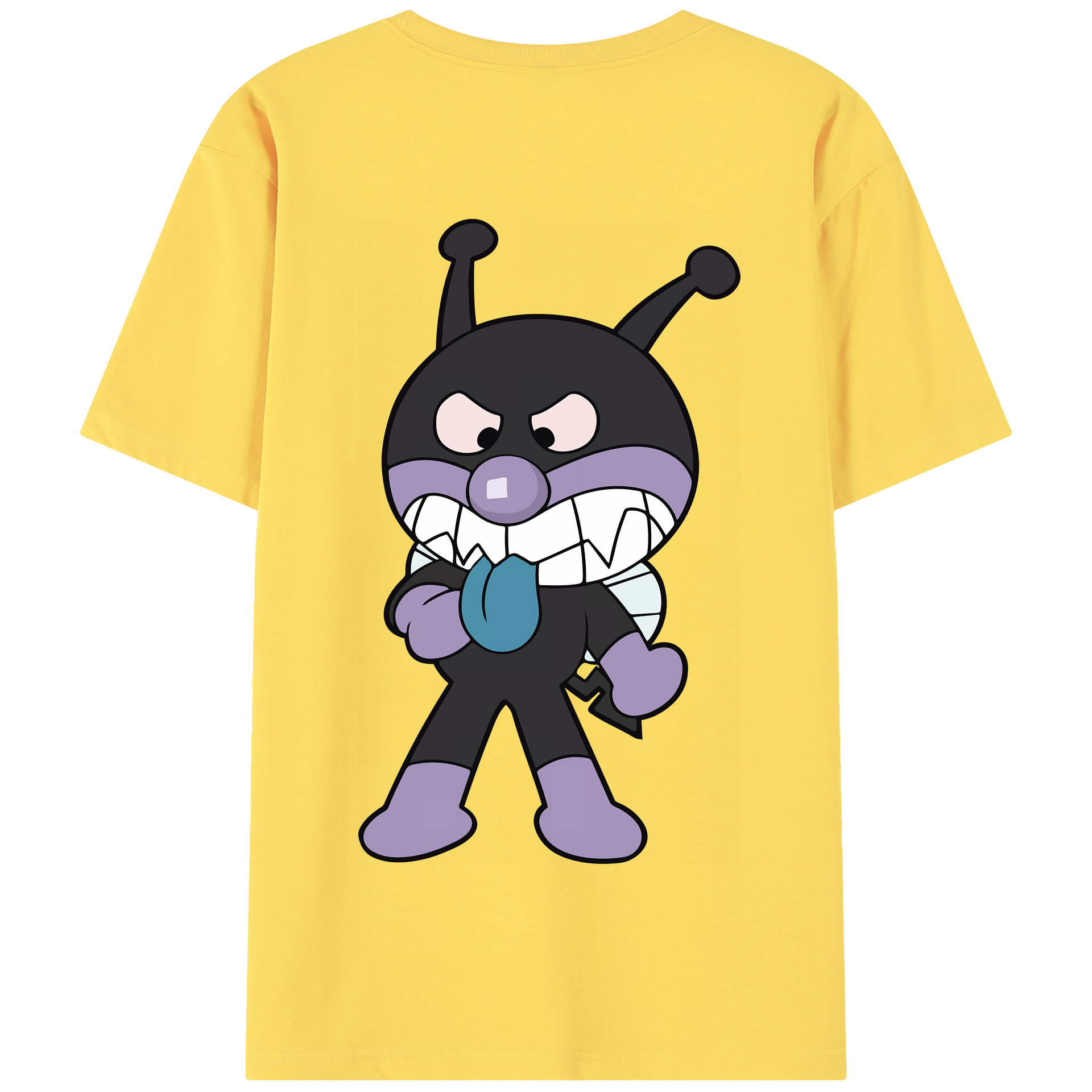 （画像用） アンパンマン Anpanman 綿100％半袖Tシャツ（背面プリント）