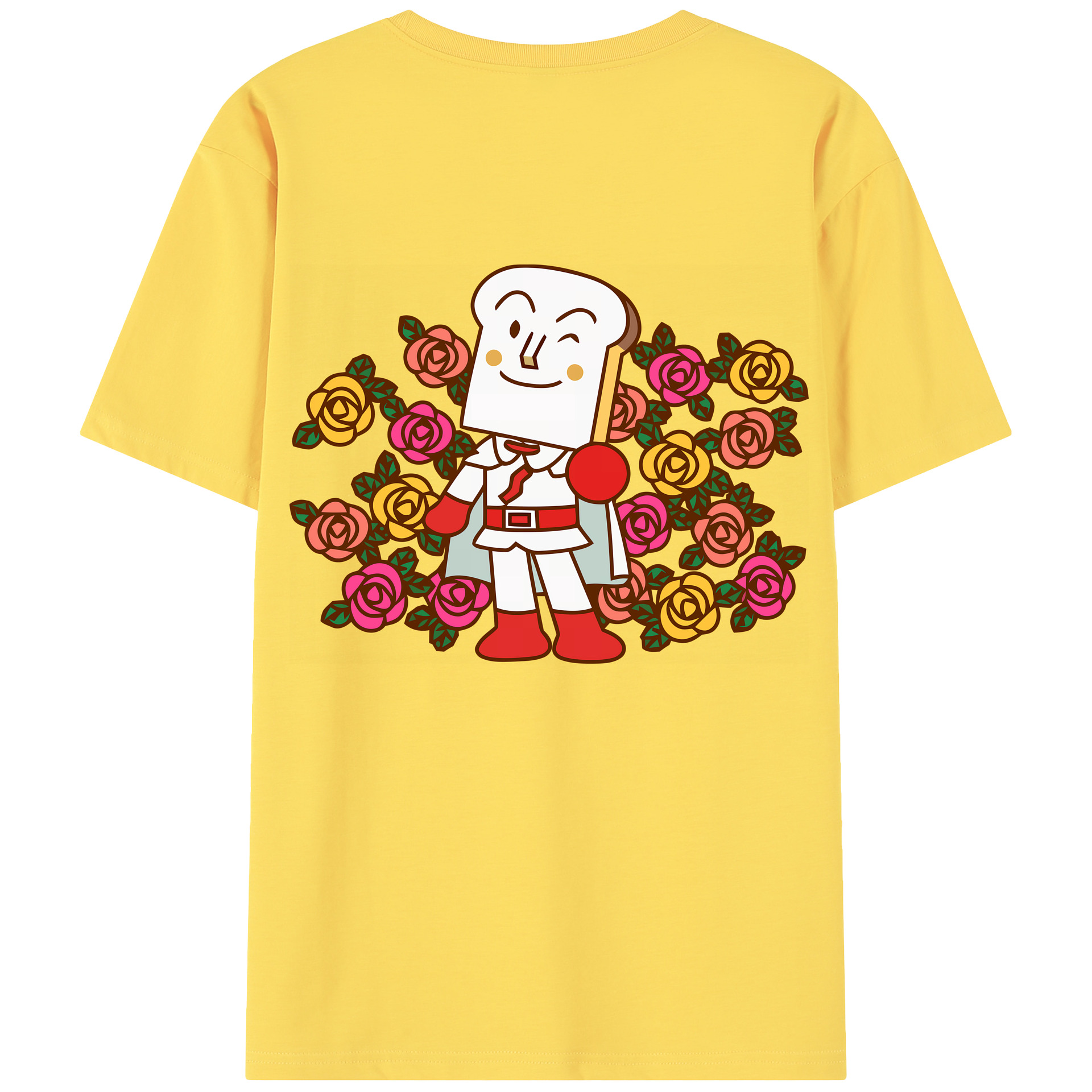 （画像用） アンパンマン Anpanman 綿100％半袖Tシャツ（背面プリント）