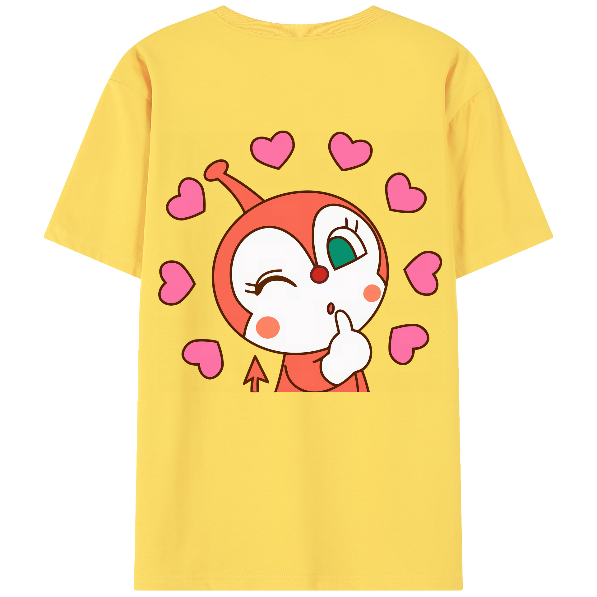 （画像用） アンパンマン Anpanman 綿100％半袖Tシャツ（背面プリント）