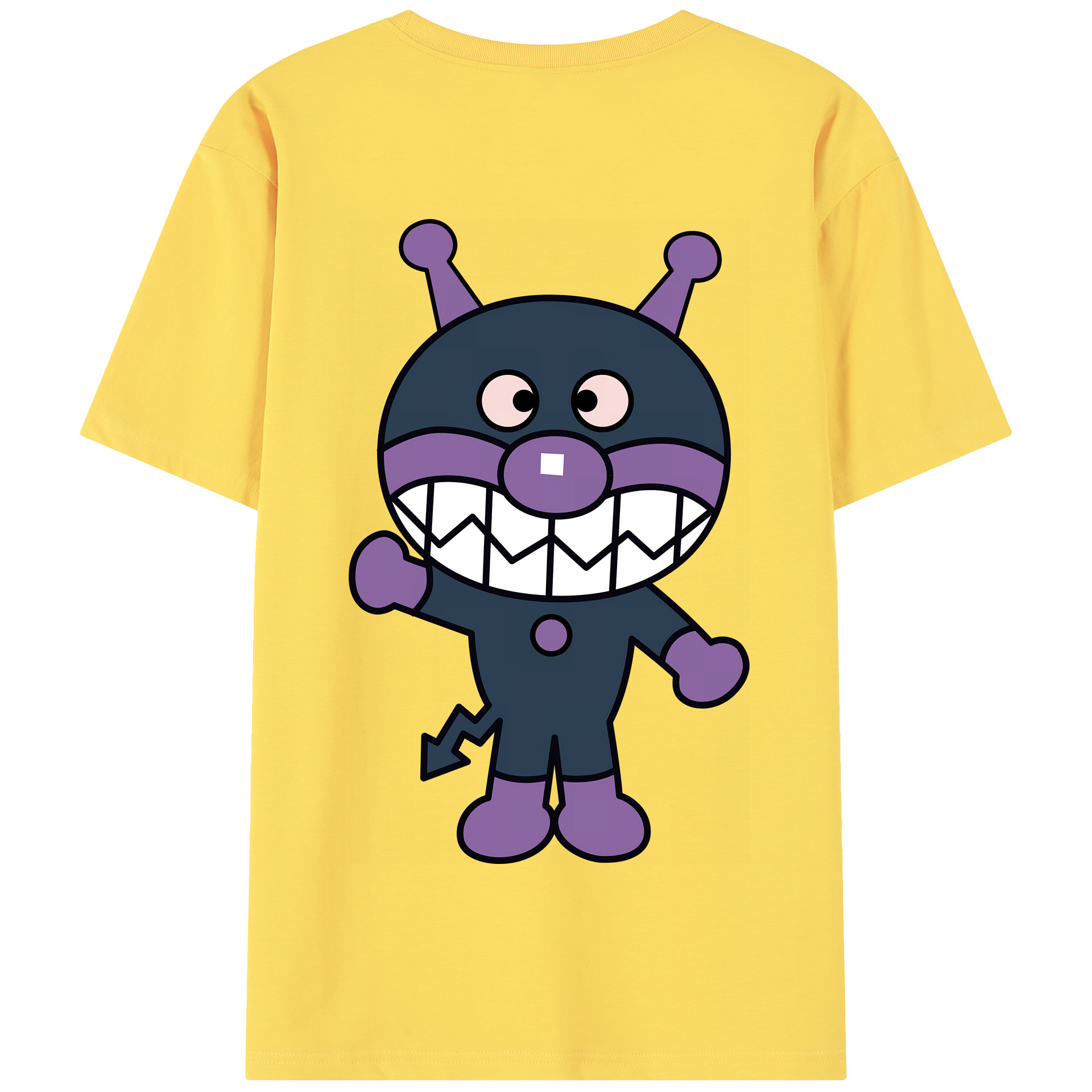 （画像用） アンパンマン Anpanman 綿100％半袖Tシャツ（背面プリント）