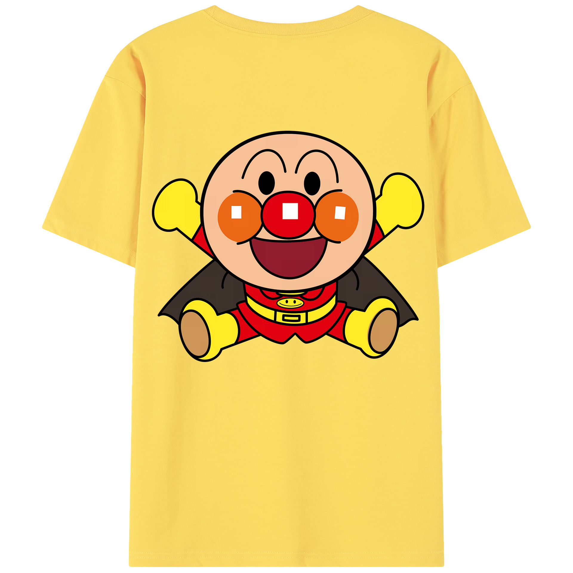 （画像用） アンパンマン Anpanman 綿100％半袖Tシャツ（背面プリント）