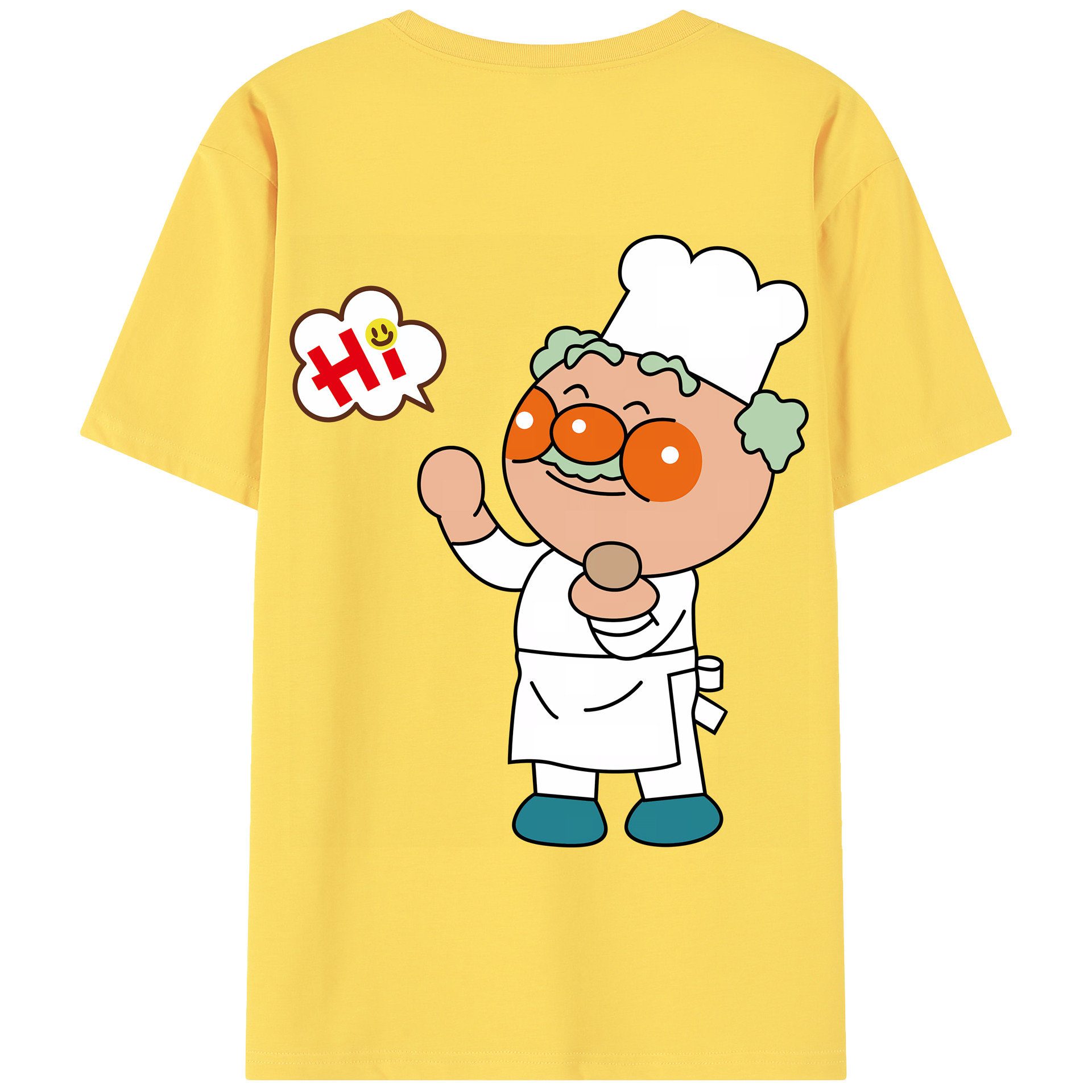 （画像用） アンパンマン Anpanman 綿100％半袖Tシャツ（背面プリント）