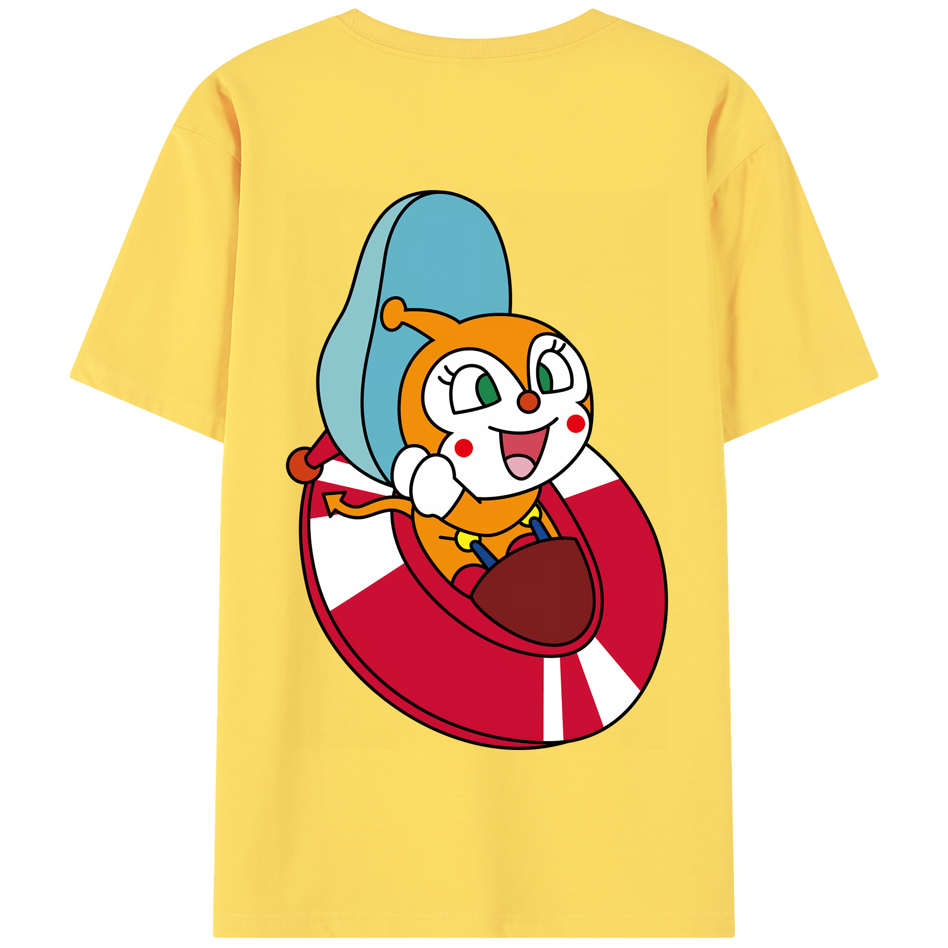 （画像用） アンパンマン Anpanman 綿100％半袖Tシャツ（背面プリント）