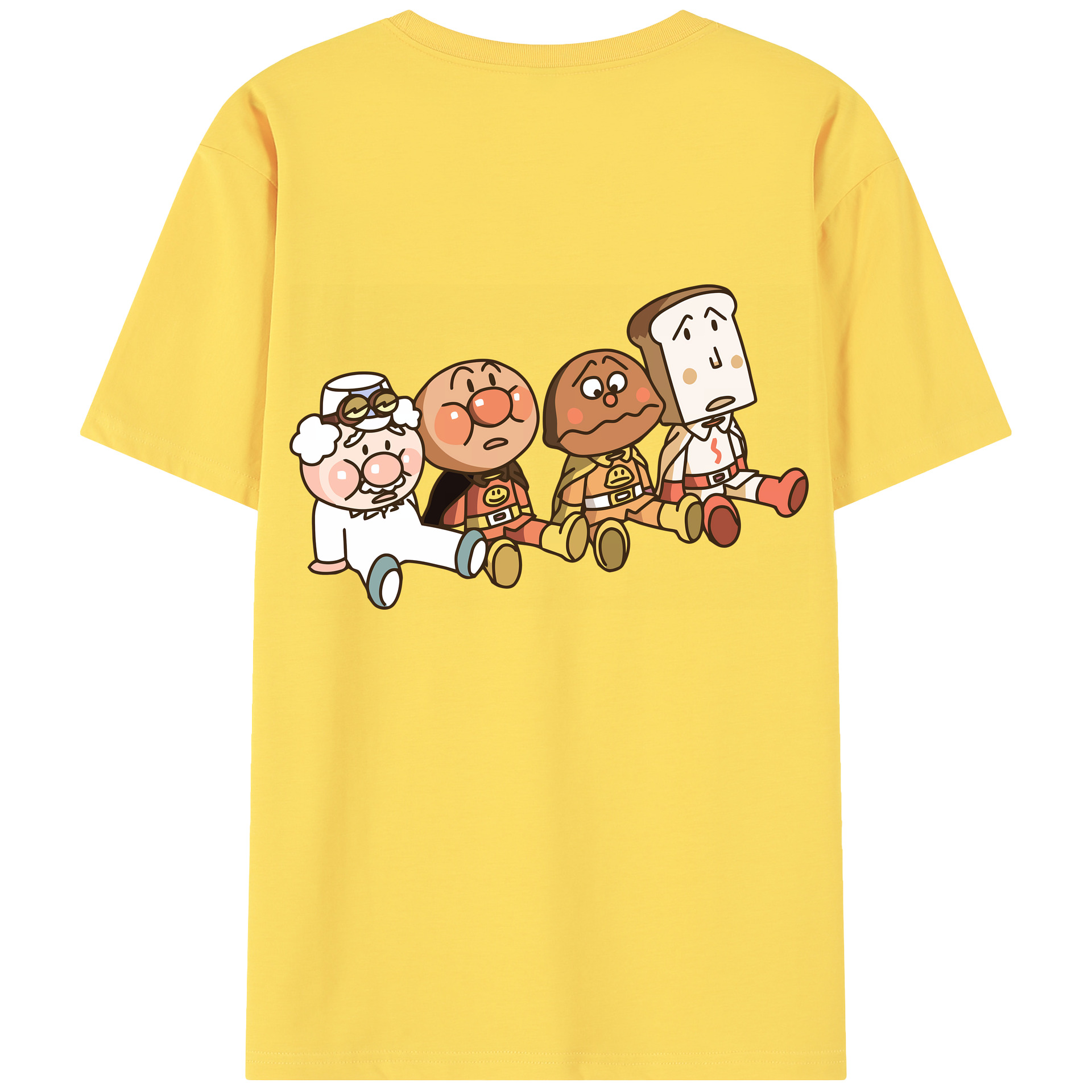 （画像用） アンパンマン Anpanman 綿100％半袖Tシャツ（背面プリント）