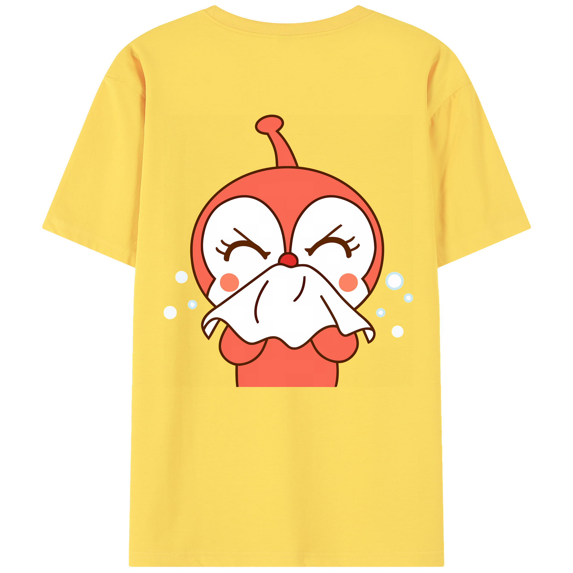 （画像用） アンパンマン Anpanman 綿100％半袖Tシャツ（背面プリント）