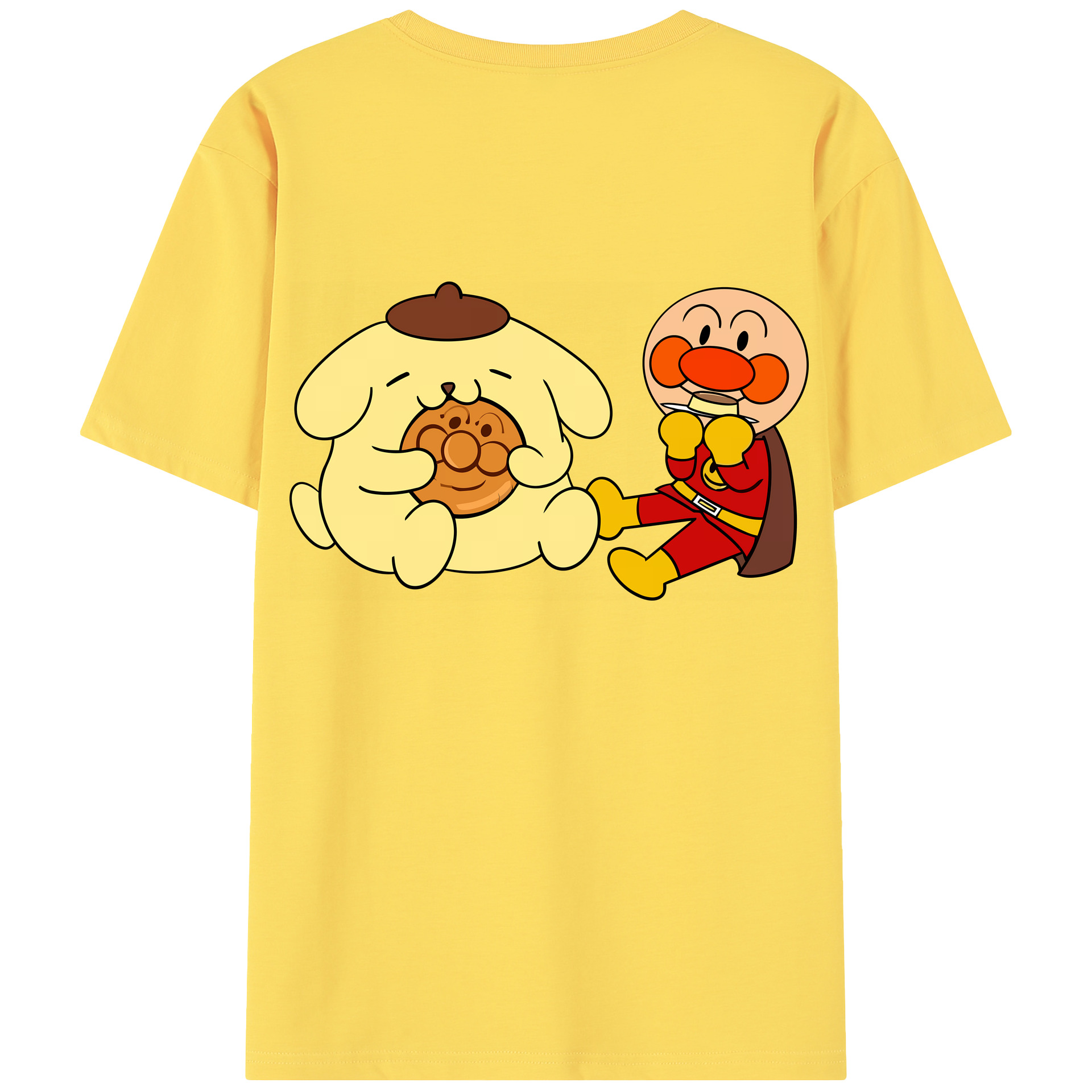 （画像用） アンパンマン Anpanman 綿100％半袖Tシャツ（背面プリント）