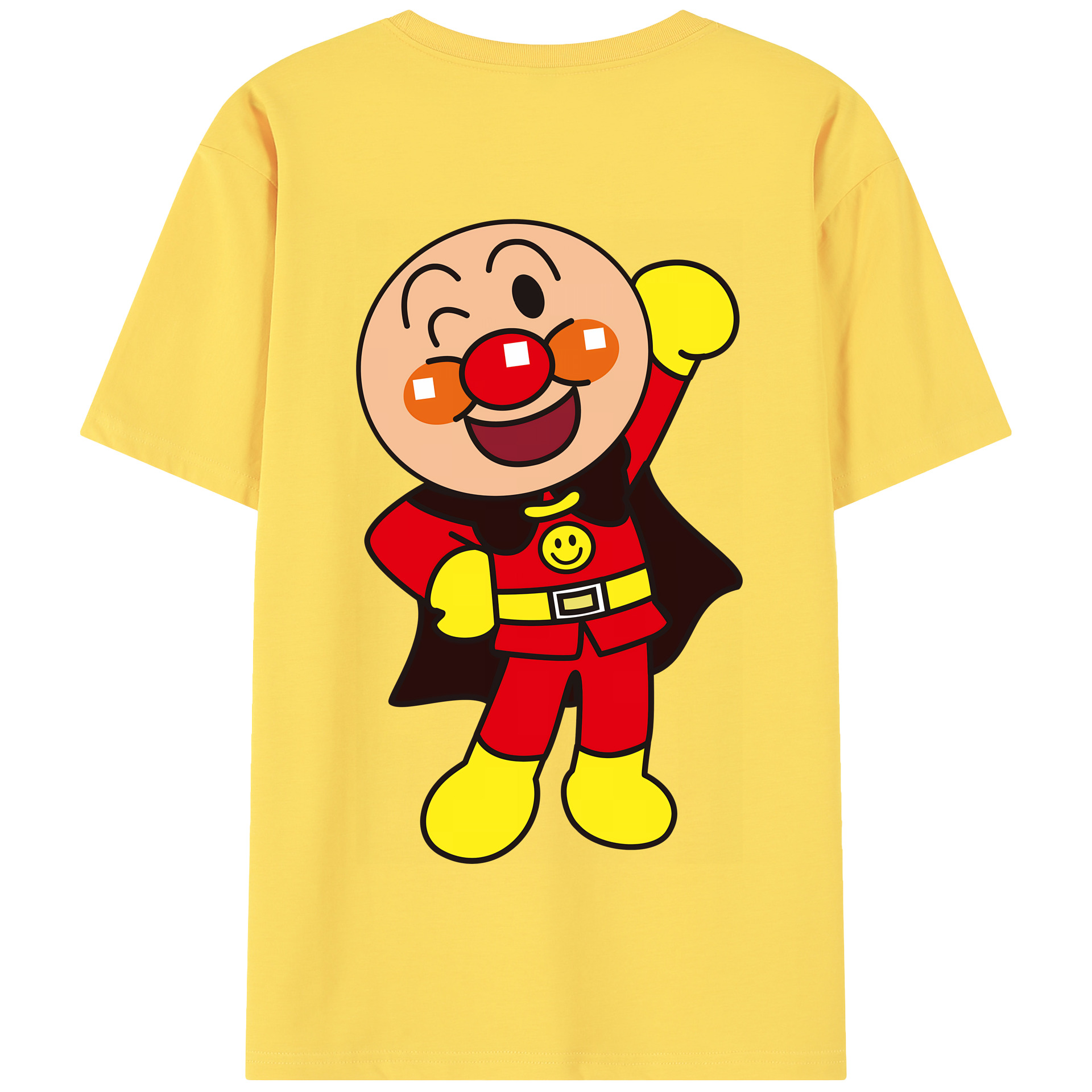 （画像用） アンパンマン Anpanman 綿100％半袖Tシャツ（背面プリント）