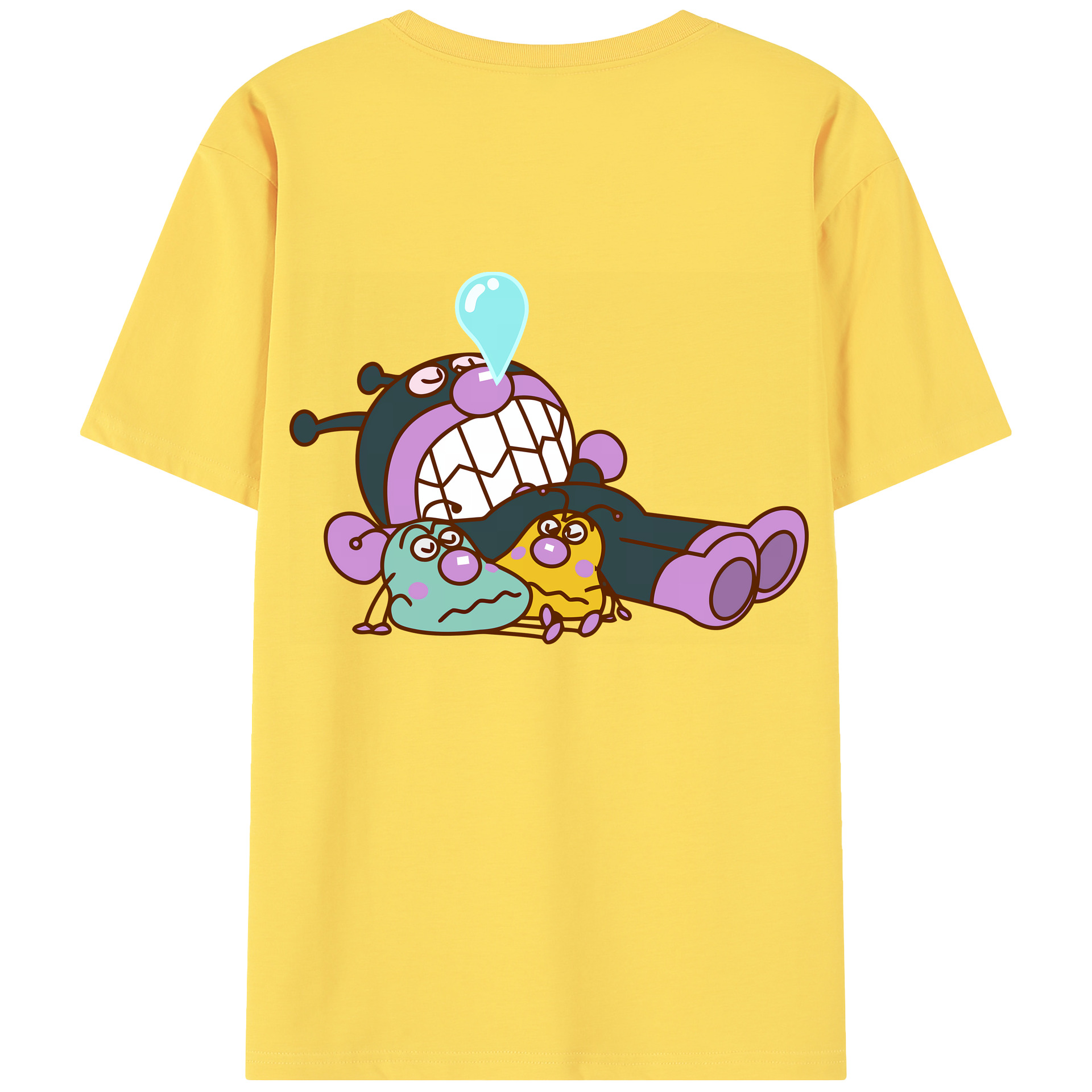 （画像用） アンパンマン Anpanman 綿100％半袖Tシャツ（背面プリント）