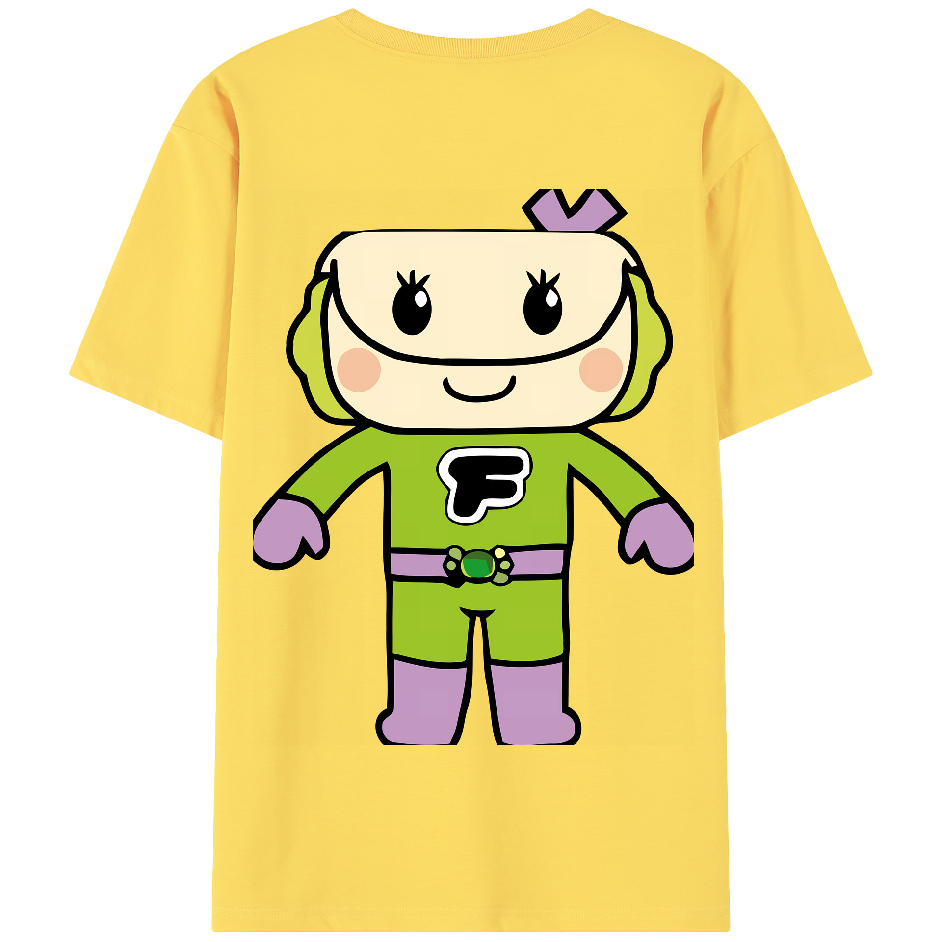 （画像用） アンパンマン Anpanman 綿100％半袖Tシャツ（背面プリント）