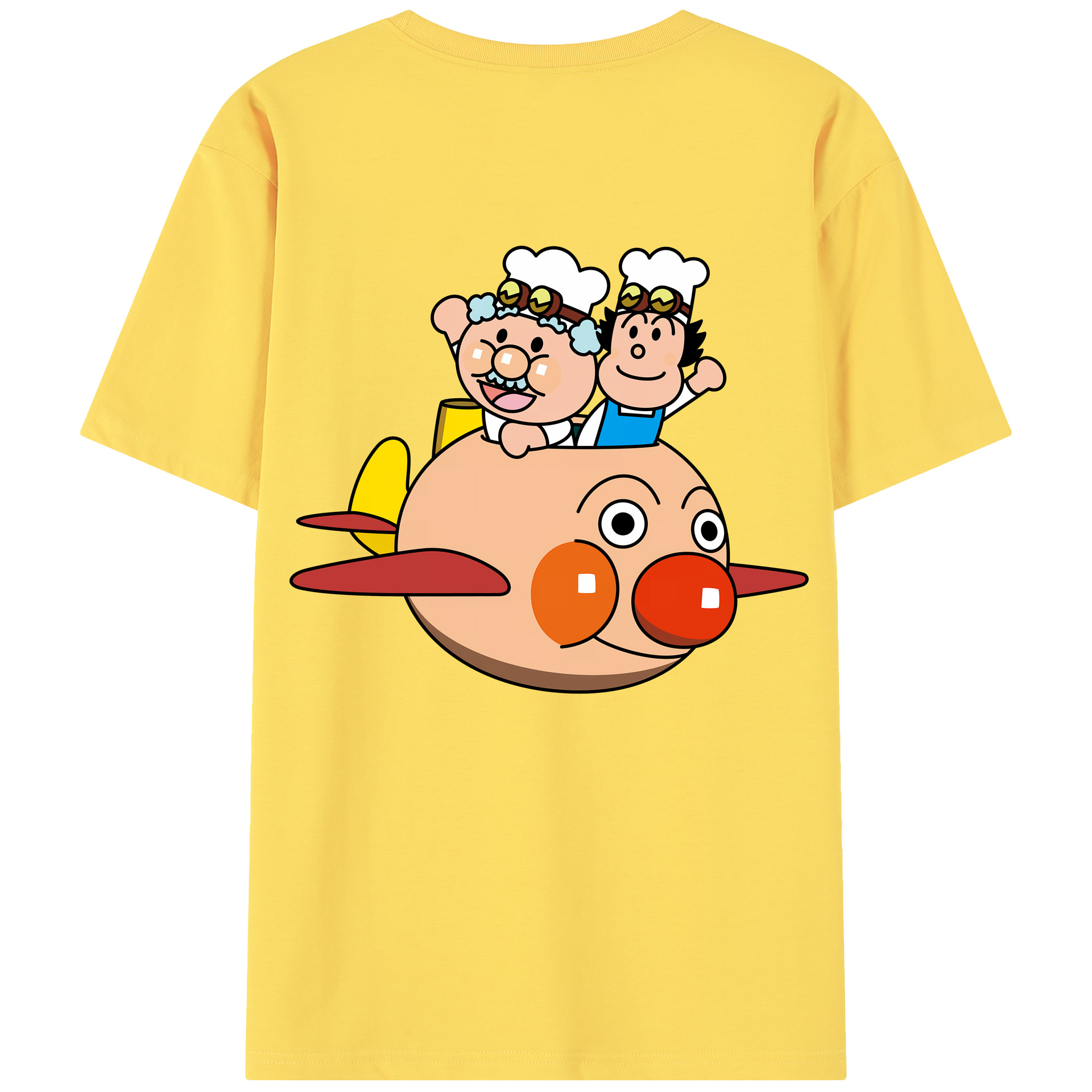 （画像用） アンパンマン Anpanman 綿100％半袖Tシャツ（背面プリント）