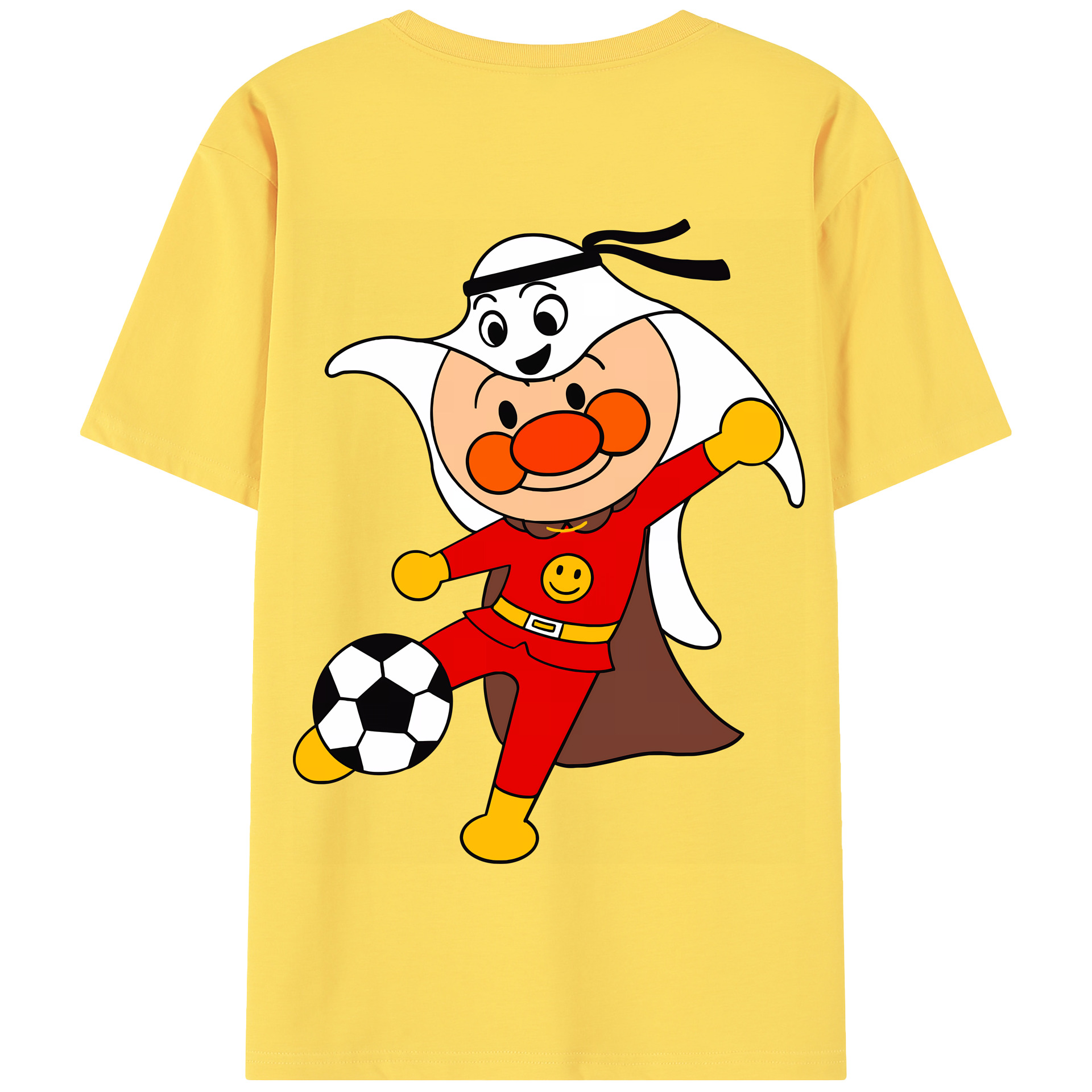 （画像用） アンパンマン Anpanman 綿100％半袖Tシャツ（背面プリント）
