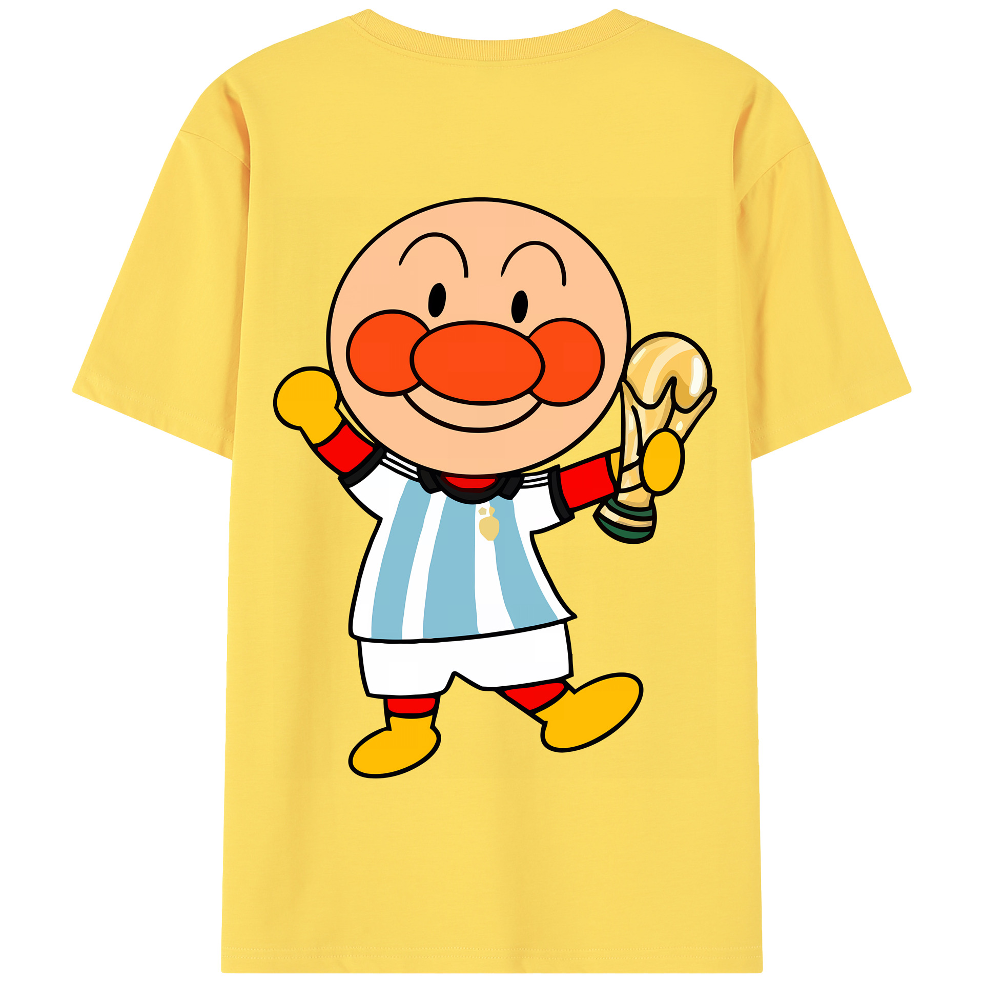 （画像用） アンパンマン Anpanman 綿100％半袖Tシャツ（背面プリント）