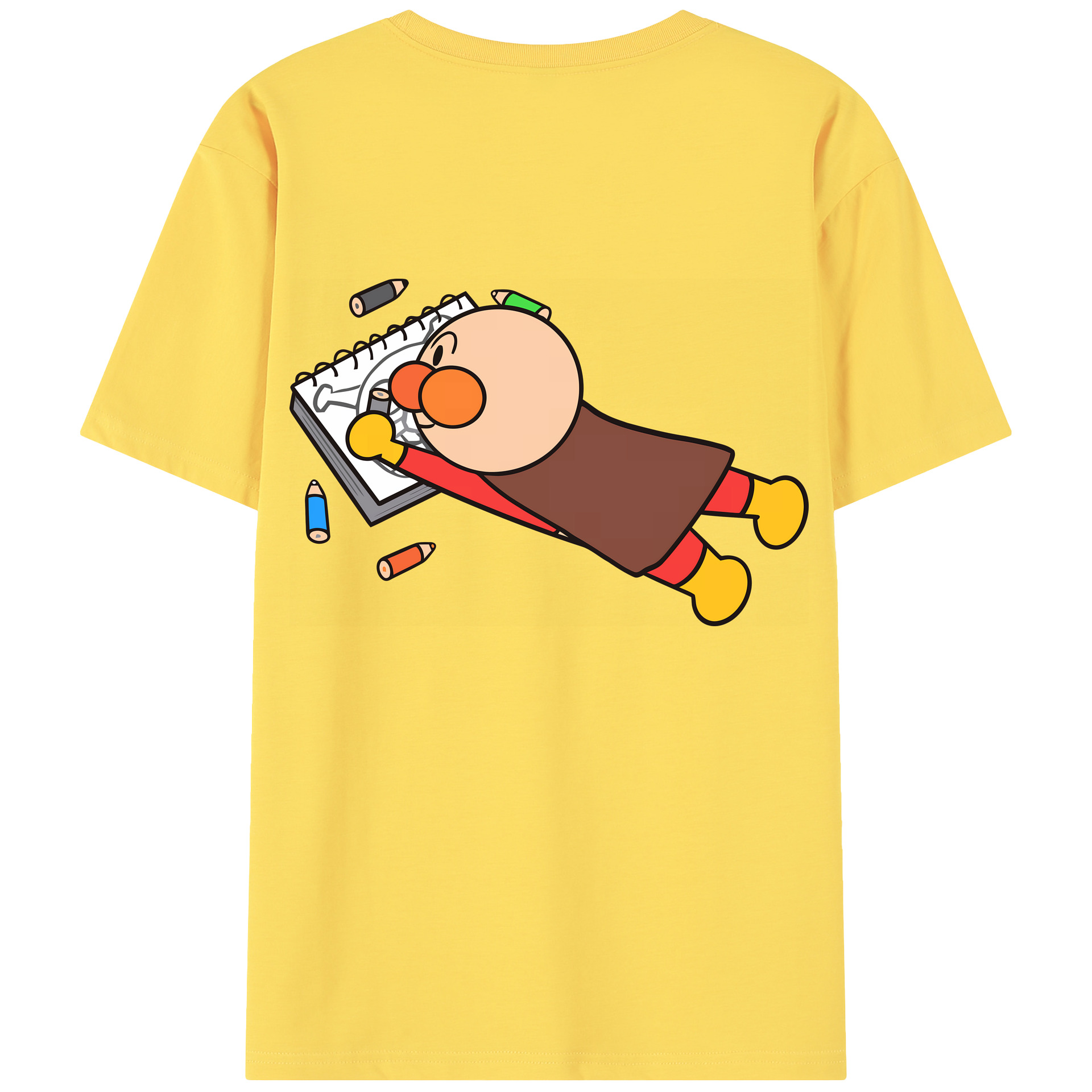 （画像用） アンパンマン Anpanman 綿100％半袖Tシャツ（背面プリント）