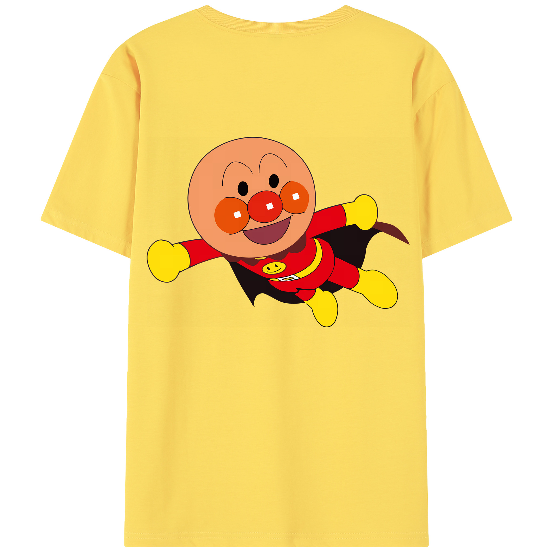 （画像用） アンパンマン Anpanman 綿100％半袖Tシャツ（背面プリント）