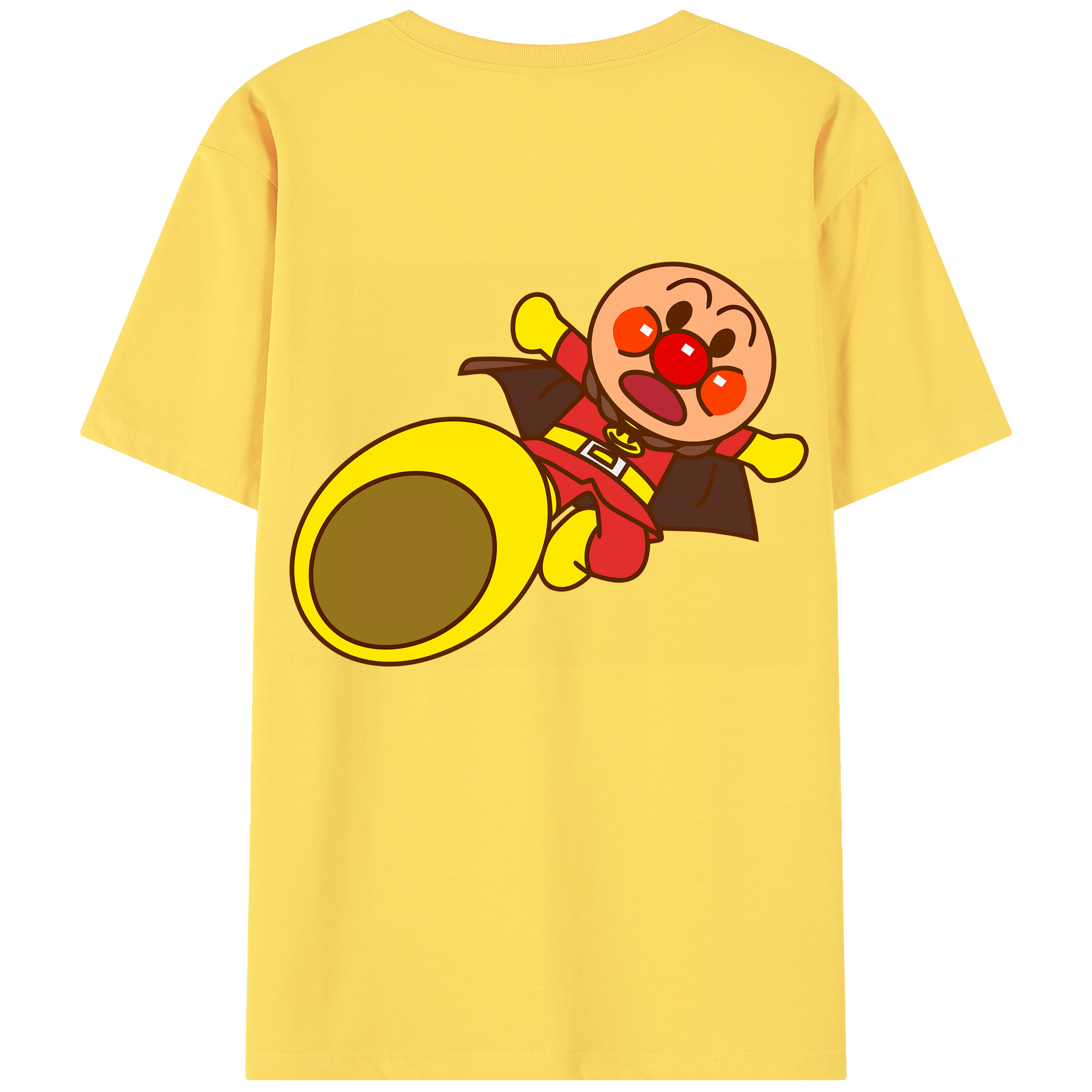 （画像用） アンパンマン Anpanman 綿100％半袖Tシャツ（背面プリント）